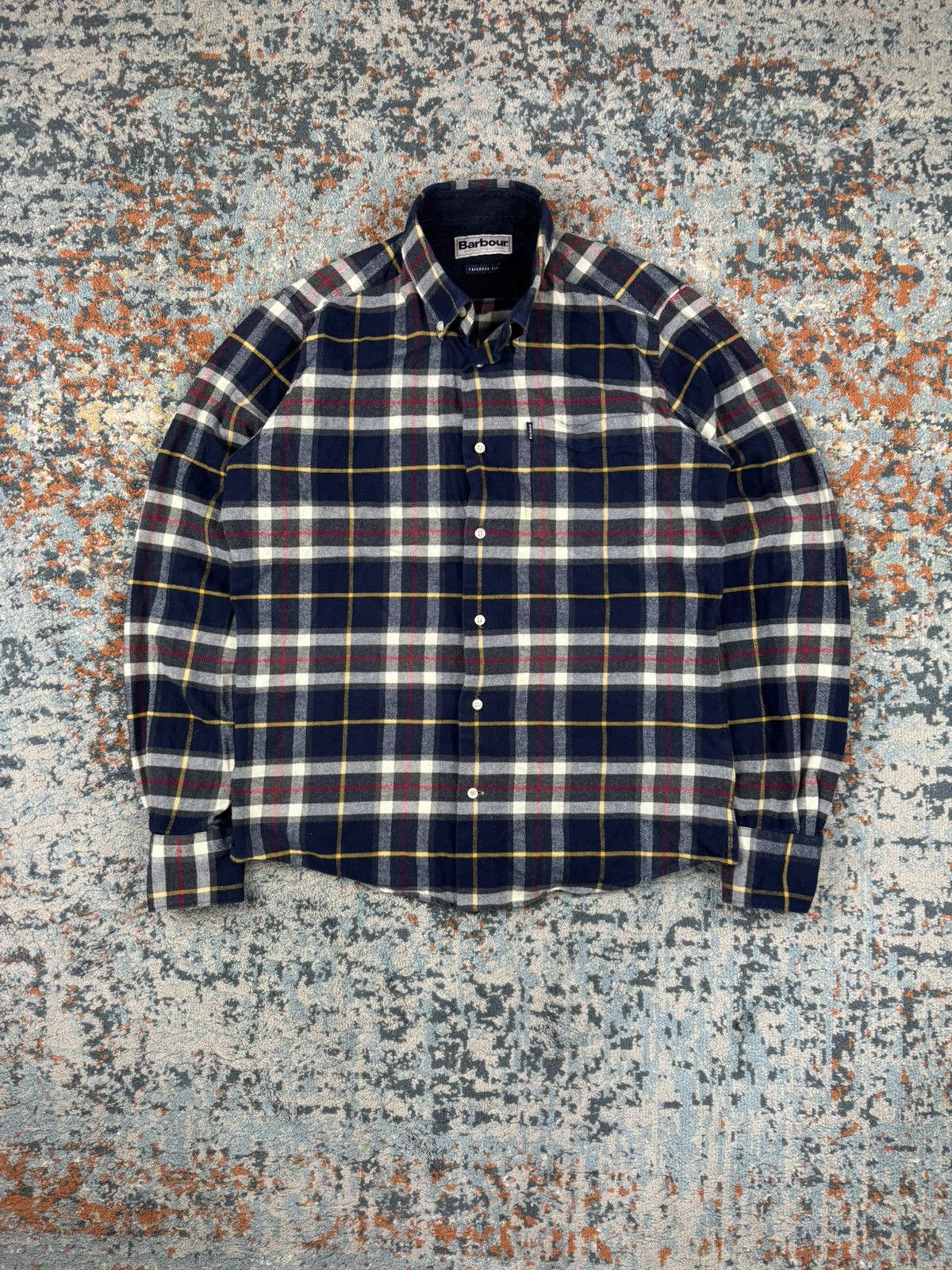 Barbour × Vintage Barbour castlebay flannel shirt classic pattern check tartan Size US S / EU 44-46 / 1 - 1 Thumbnail