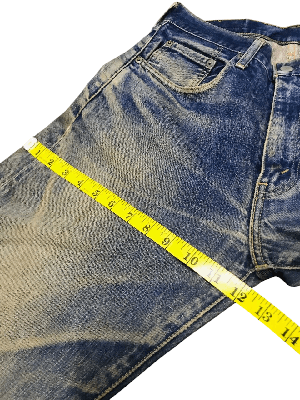 Levi's Vintage Levis 502 Big E Salvage Denim Size US 32 / EU 48 - 13 Thumbnail