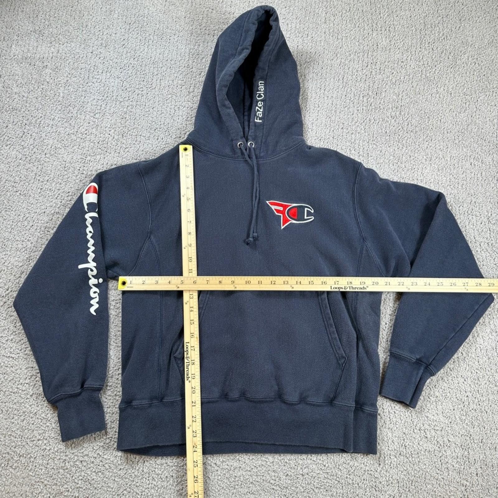 Champion Champion FaZe Clan Collaboration Hoodie Sweatshirt Men Blue Size US M / EU 48-50 / 2 - 3 Thumbnail