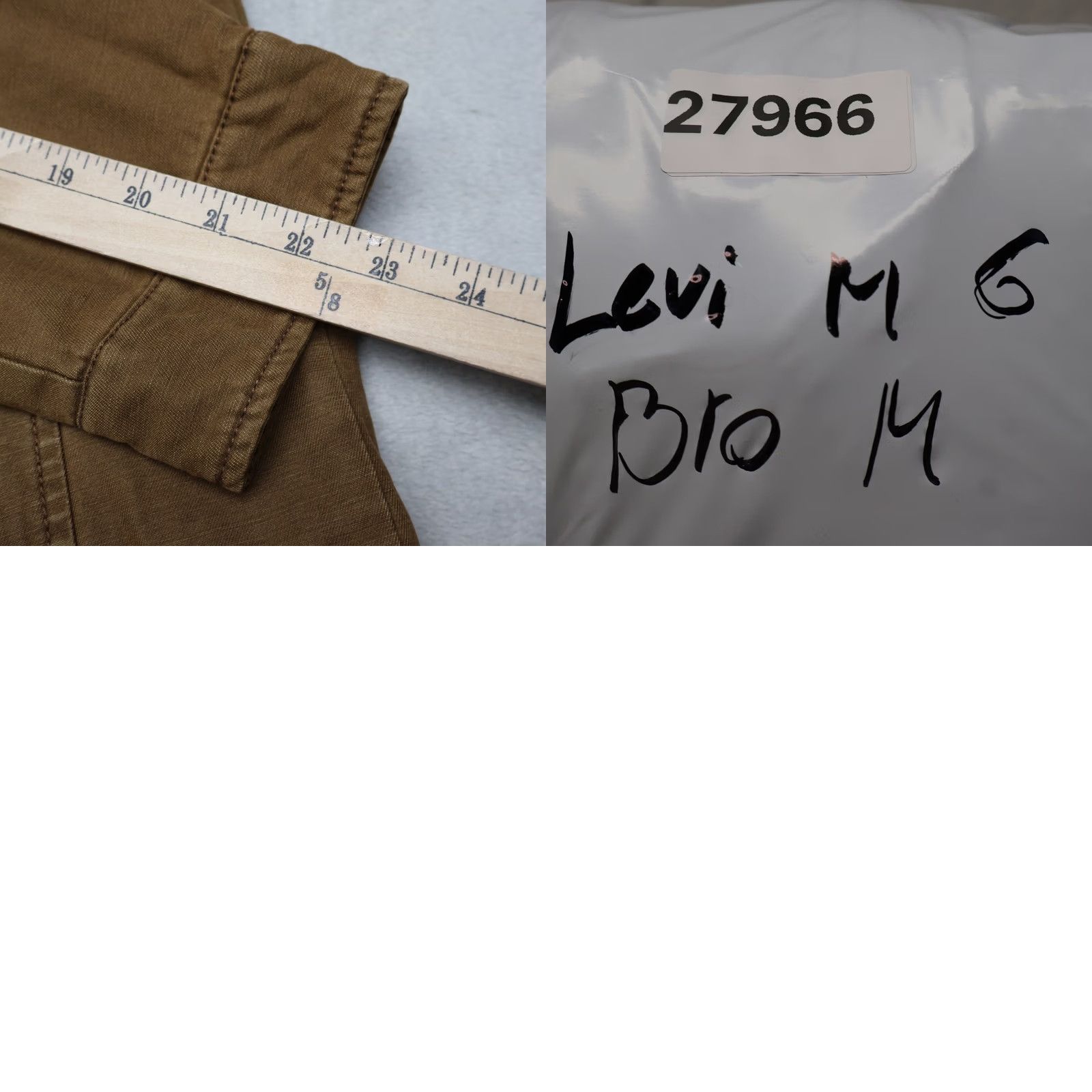 Levi's Levis Jacket Mens Medium Brown Canvas Quilt Lined Utility Field Trucker Size US M / EU 48-50 / 2 - 10 Thumbnail
