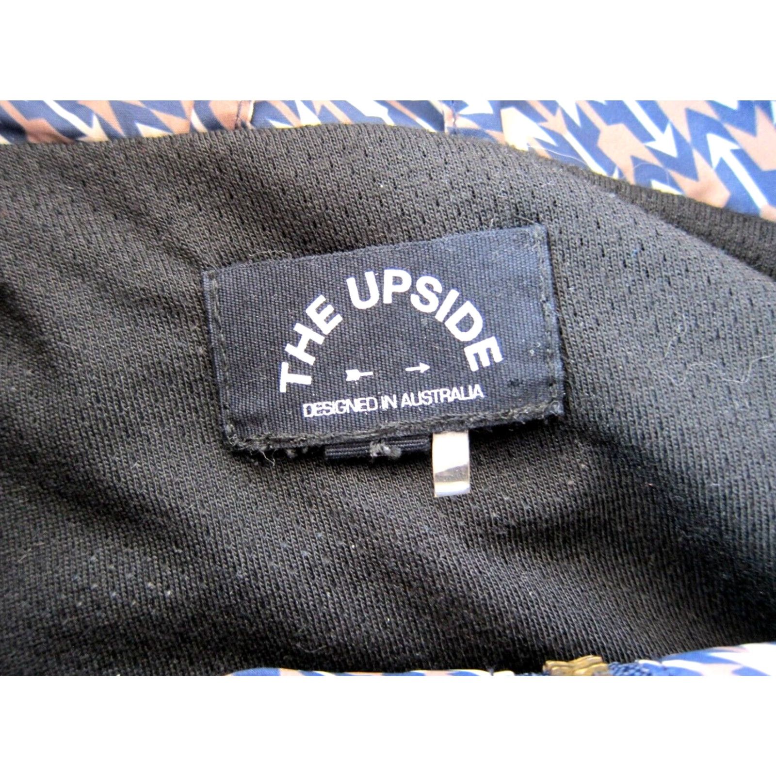 The Upside VINTAGE The Upside Australia Blue Brown Arrow Full Zip Hooded Windbreaker Jacket S-M 6 Size M / US 6-8 / IT 42-44 - 3 Thumbnail