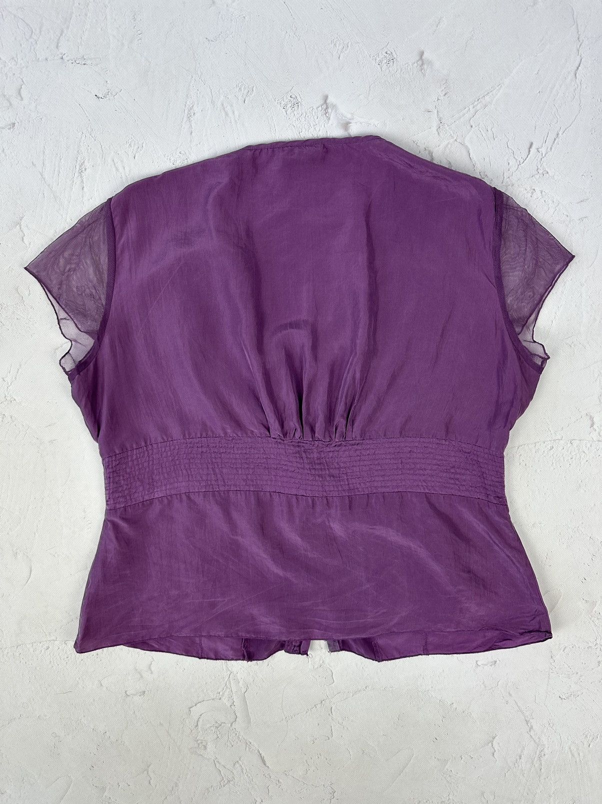 Beauty Beast × Japanese Brand × Vintage Vintage Mesh Hook-Loop Top Size M / US 6-8 / IT 42-44 - 5 Thumbnail