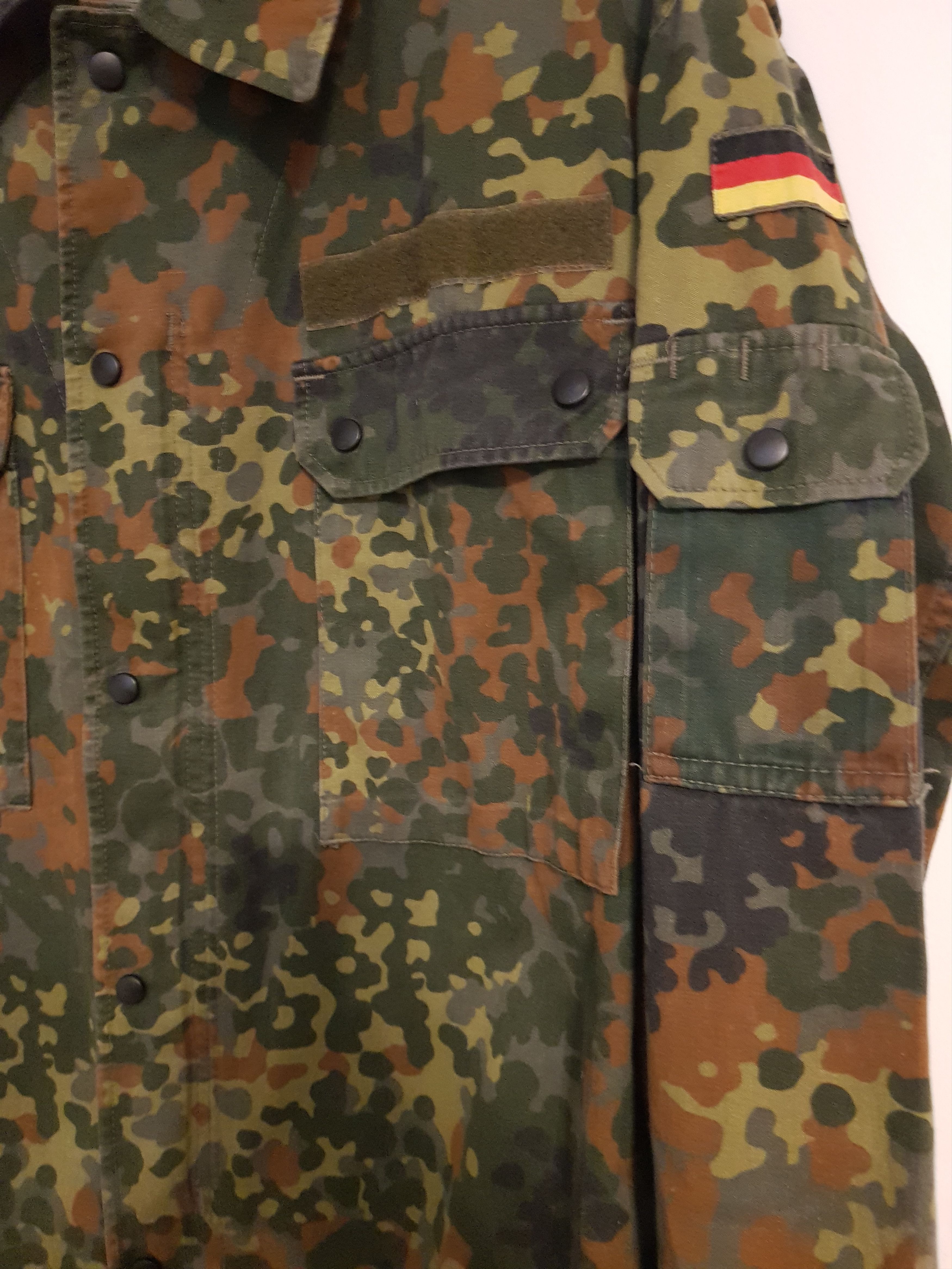 Other Bundeswehr Flecktarn German Army Field Jacket Camo Vintage L Size US XXL / EU 58 / 5 - 3 Thumbnail