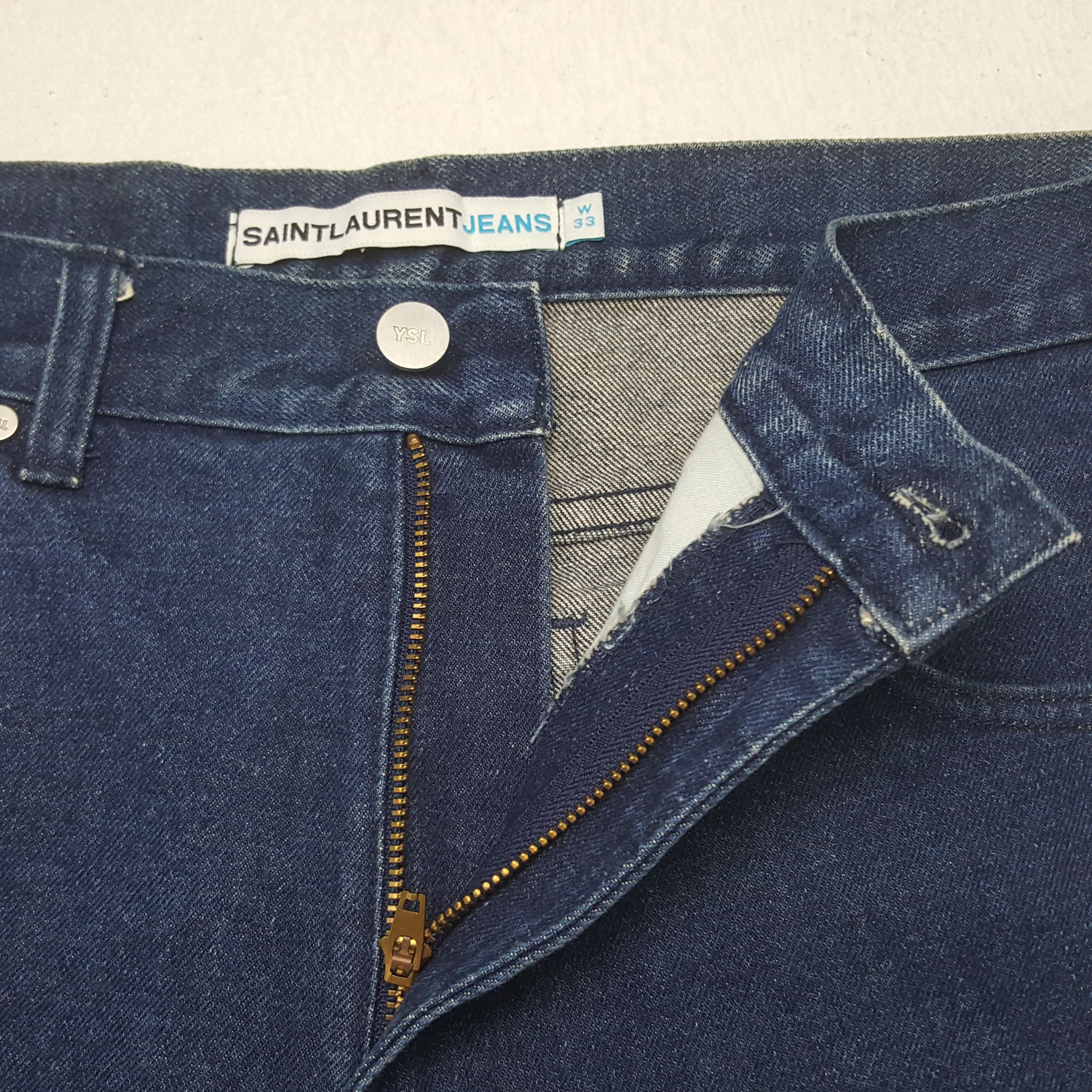 Vintage Vintage Saint Laurent Denim Jeans Size US 32 / EU 48 - 14 Thumbnail