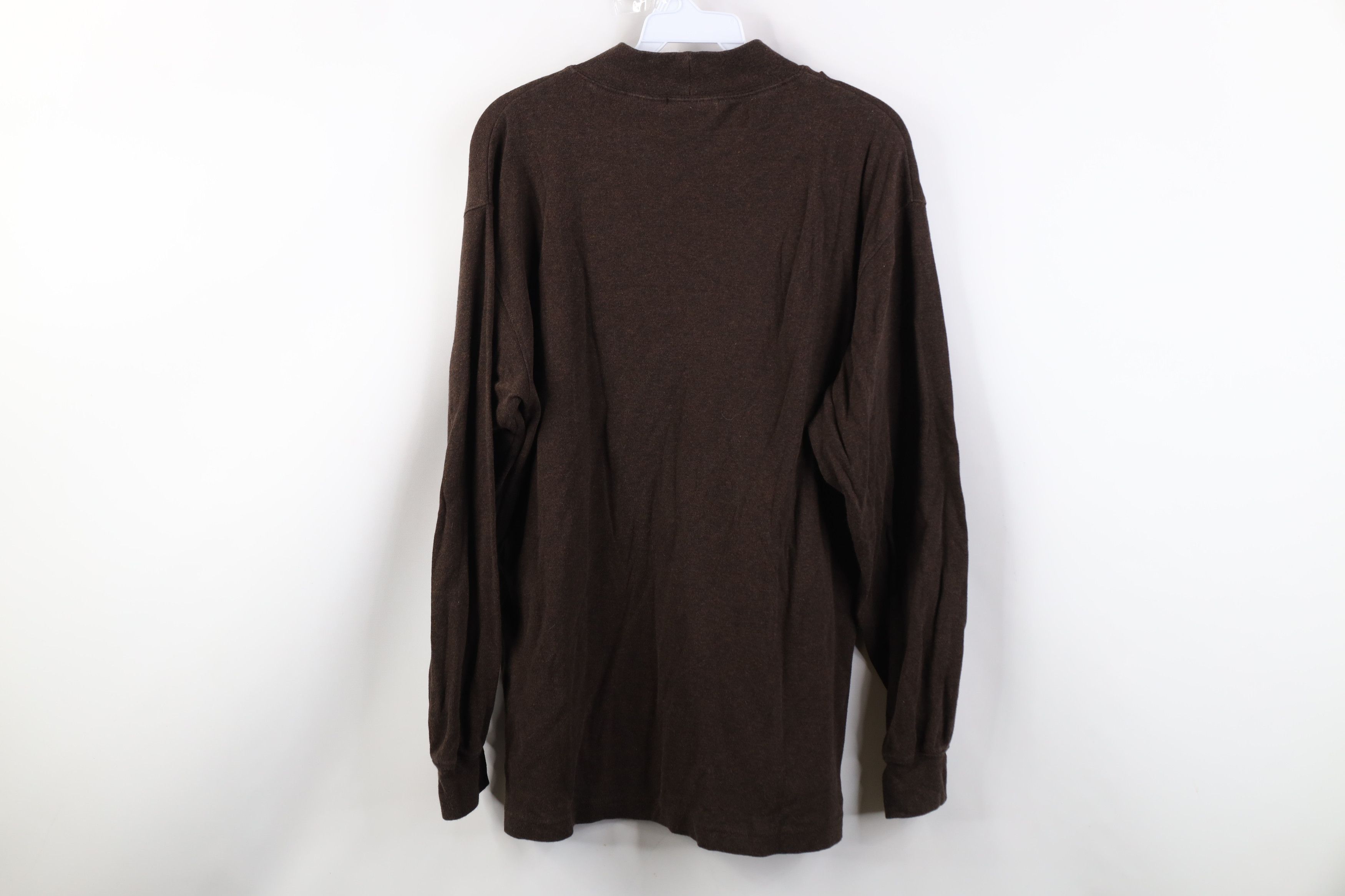 Vintage Vintage 90s Y2K Streetwear Mock Neck Long Sleeve T-Shirt Size US M / EU 48-50 / 2 - 11 Thumbnail