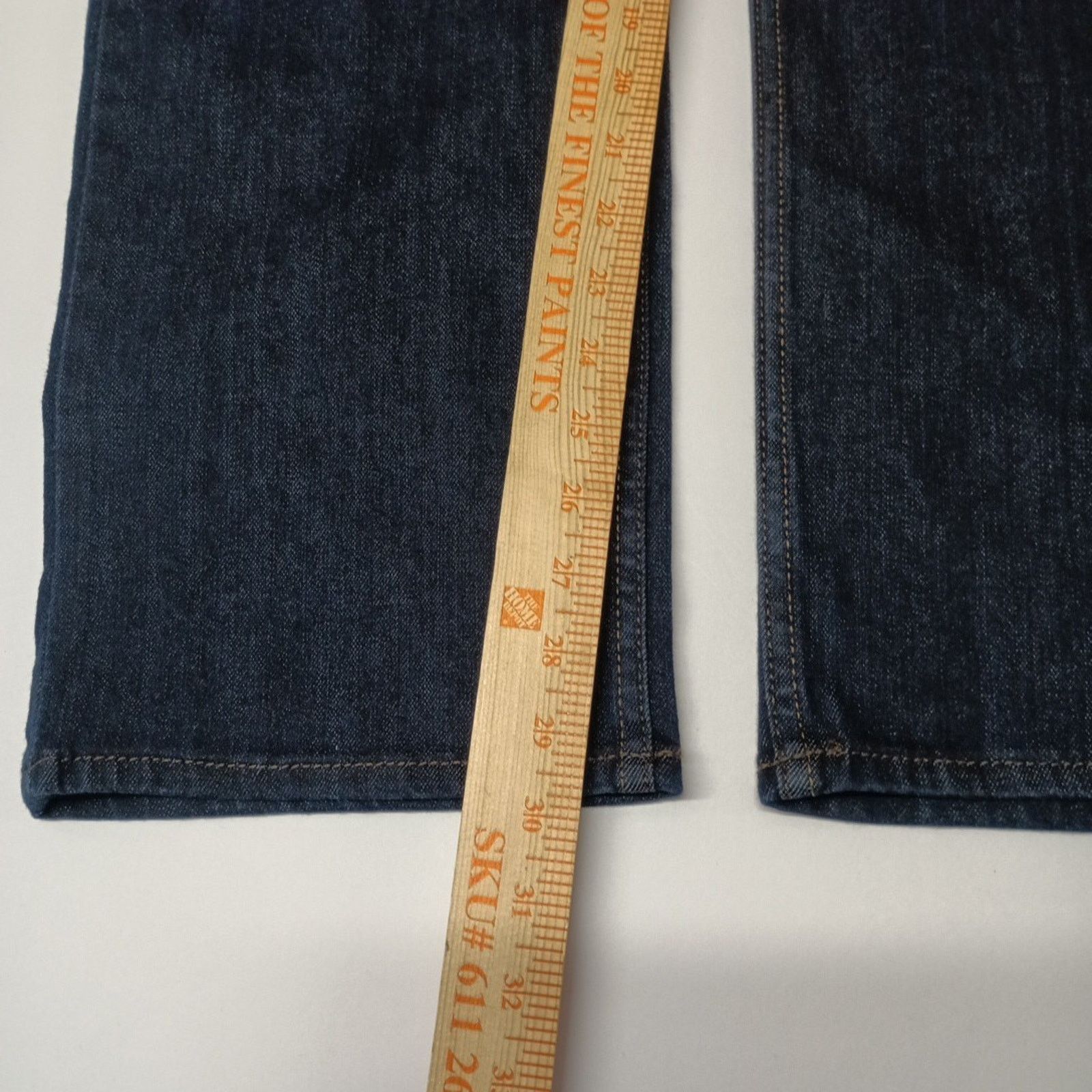 Lee Lee Straight Jeans Womens 20 Medium Size 40x30 Blue Mid Rise Size 42" / US 20 - 4 Thumbnail