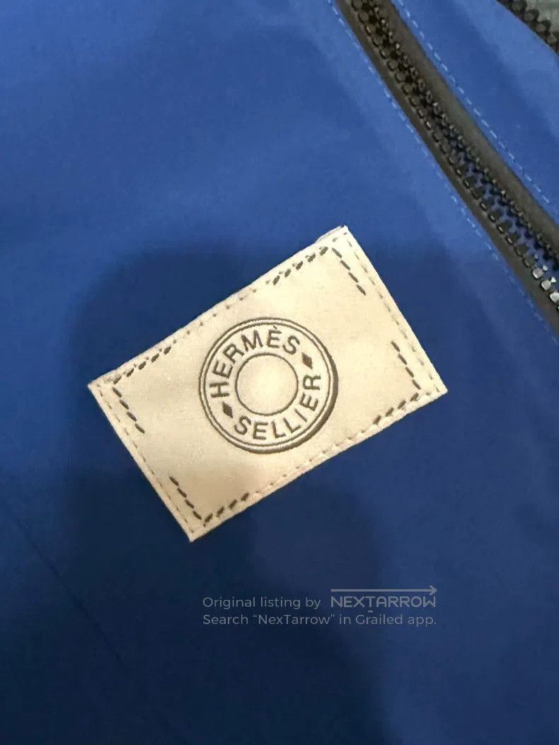 Hermes Hermes Jacket with adjustable hood, zipper with adhesive t Size US L / EU 52-54 / 3 - 4 Thumbnail