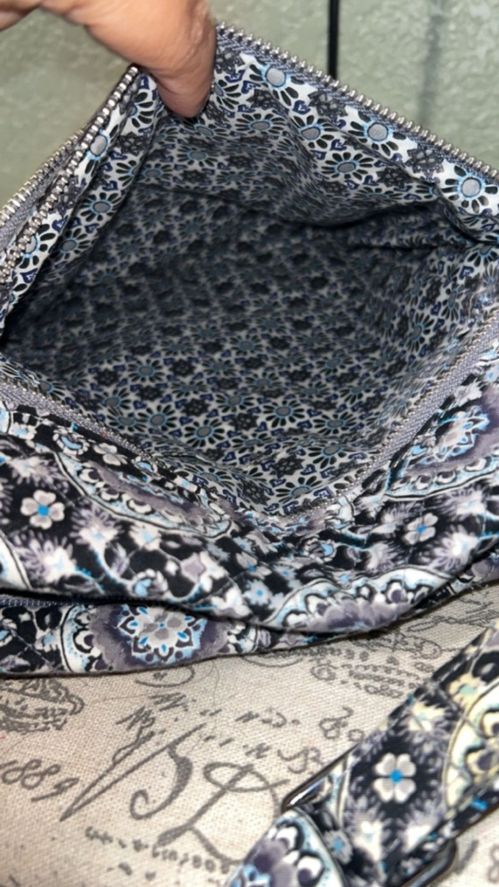 Vera Bradley Women's Vera Bradley Crossbody Bag One Size Black Blue Size ONE SIZE - 3 Thumbnail