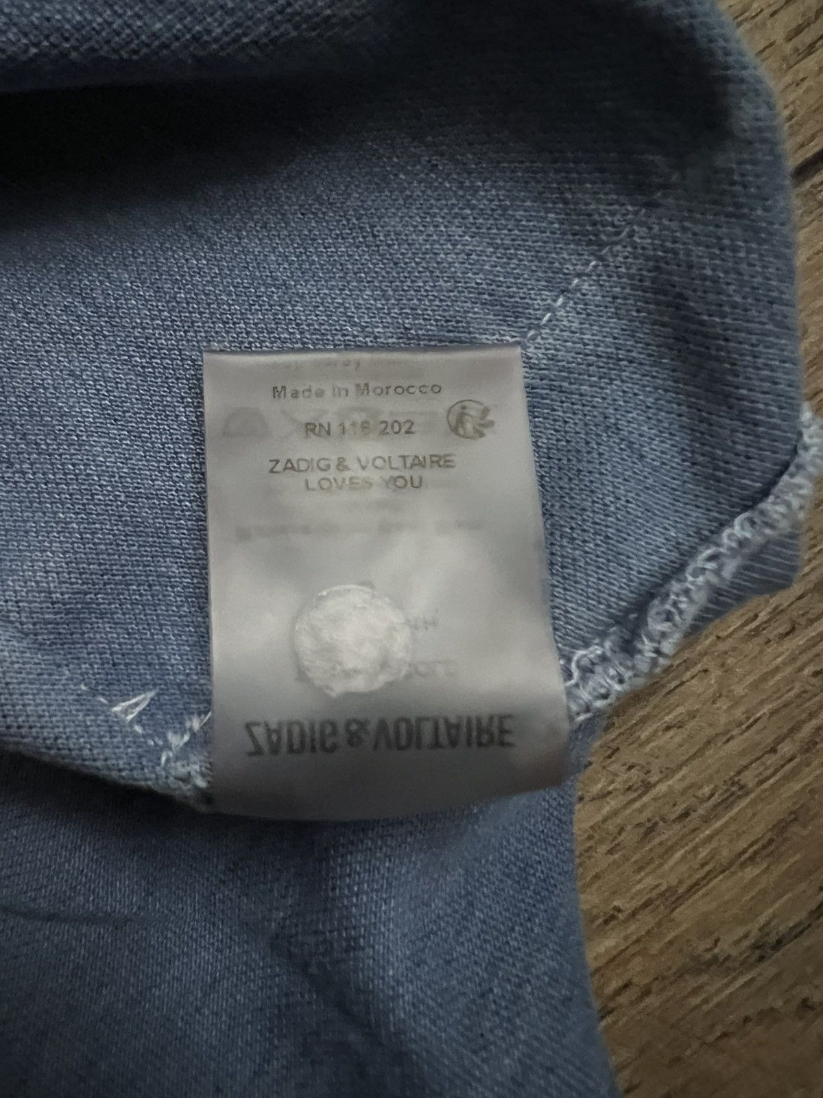 Zadig & Voltaire Zadig & Voltaire Rare Washed Polo Shirt Size US M / EU 48-50 / 2 - 8 Thumbnail