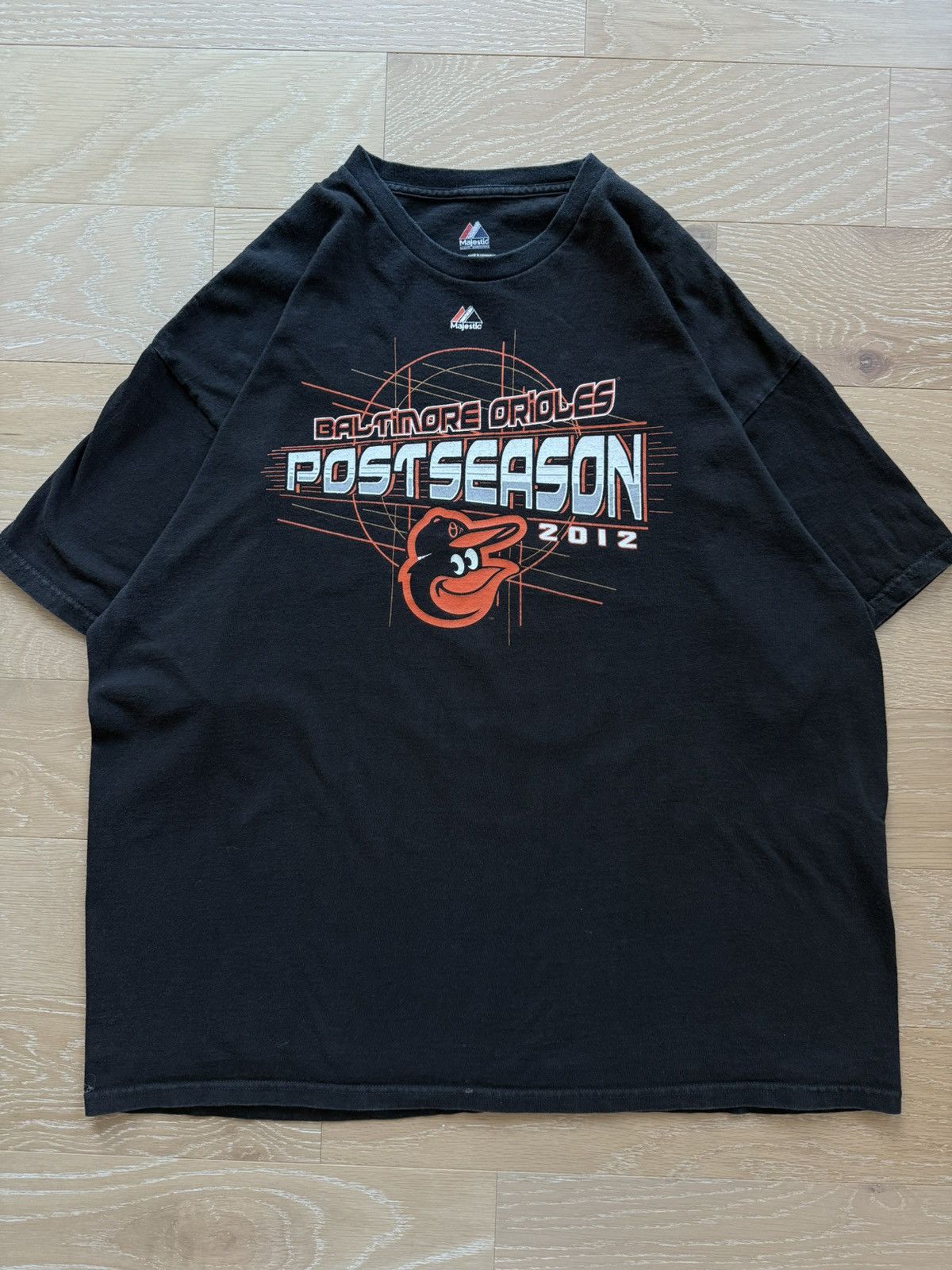 Majestic Baltimore Orioles World Series Postseason 2012 Shirt Size US XXL / EU 58 / 5 - 7 Thumbnail