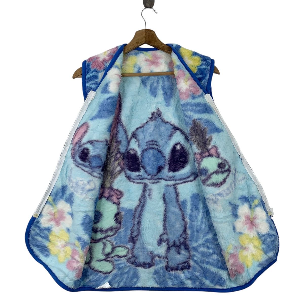 Disney × Stitch's Jeans LILO & STITCH Disney Cartoon Fullprint Vest Jacket Sleeveles Size US S / EU 44-46 / 1 - 3 Thumbnail