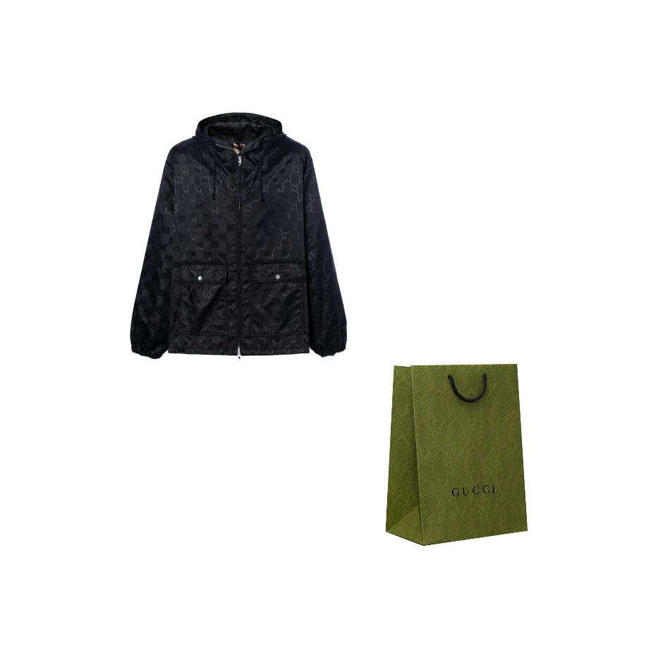 Gucci Gucci Off The Grid Logo Jacket Black Size 52 Size US L / EU 52-54 / 3 - 1 Thumbnail