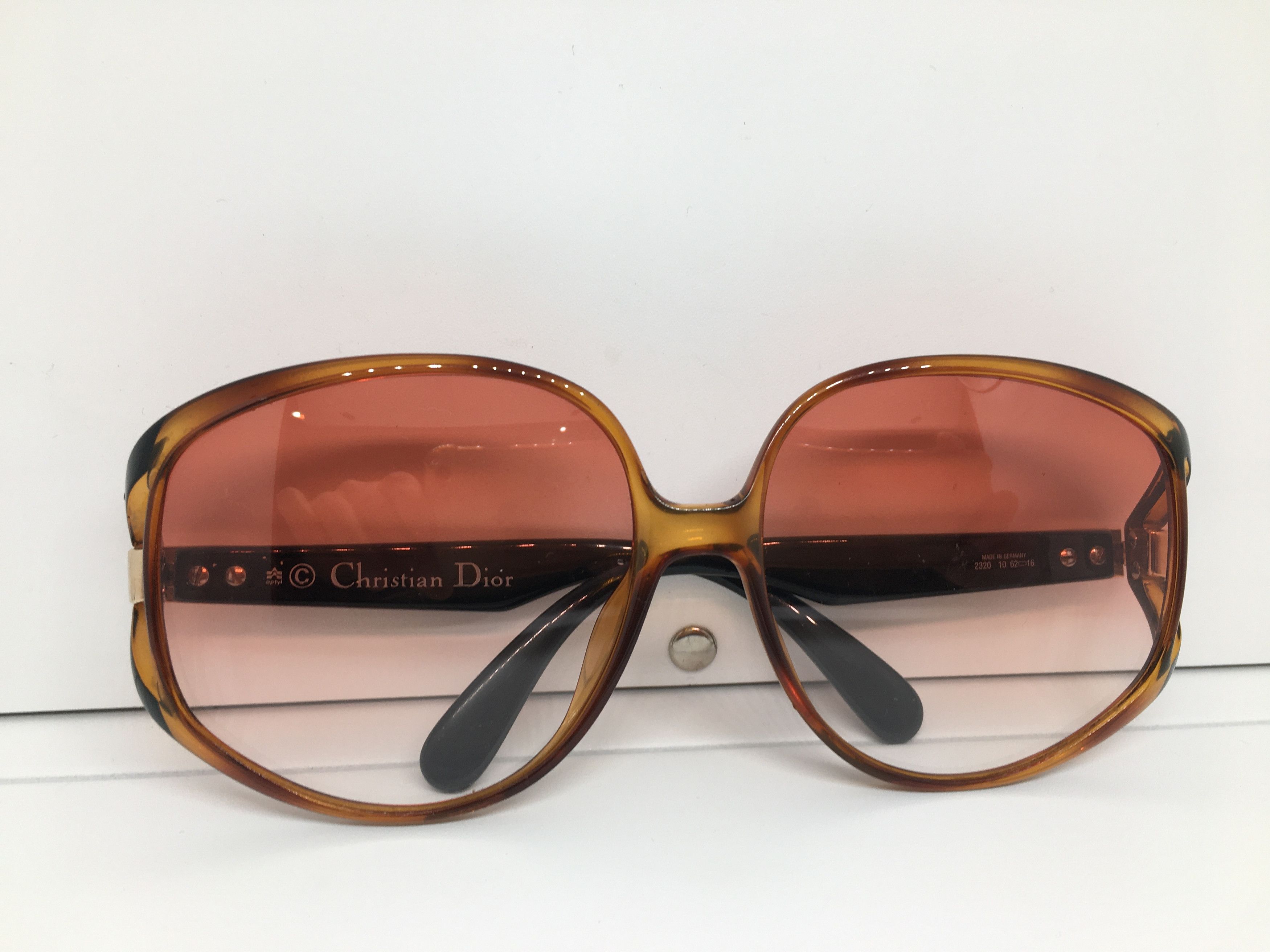 Dior Vintage 80s Christian Dior 2320 Oversize Sunglasses Germany Size ONE SIZE - 8 Thumbnail