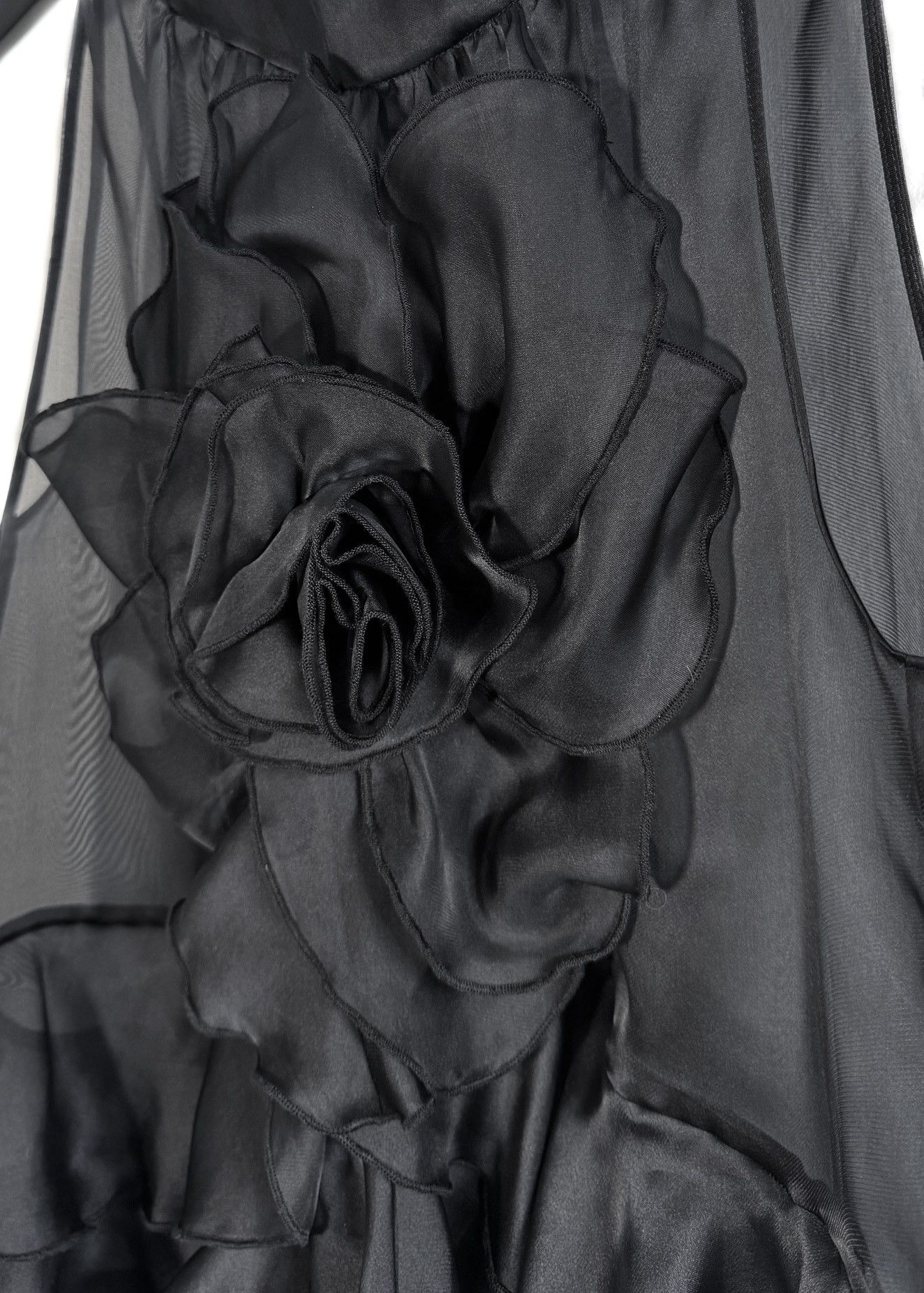 Other Anne Fontaine Black Silk Layered Sleeveless Aubrey Top Size L / US 10 / IT 46 - 5 Thumbnail