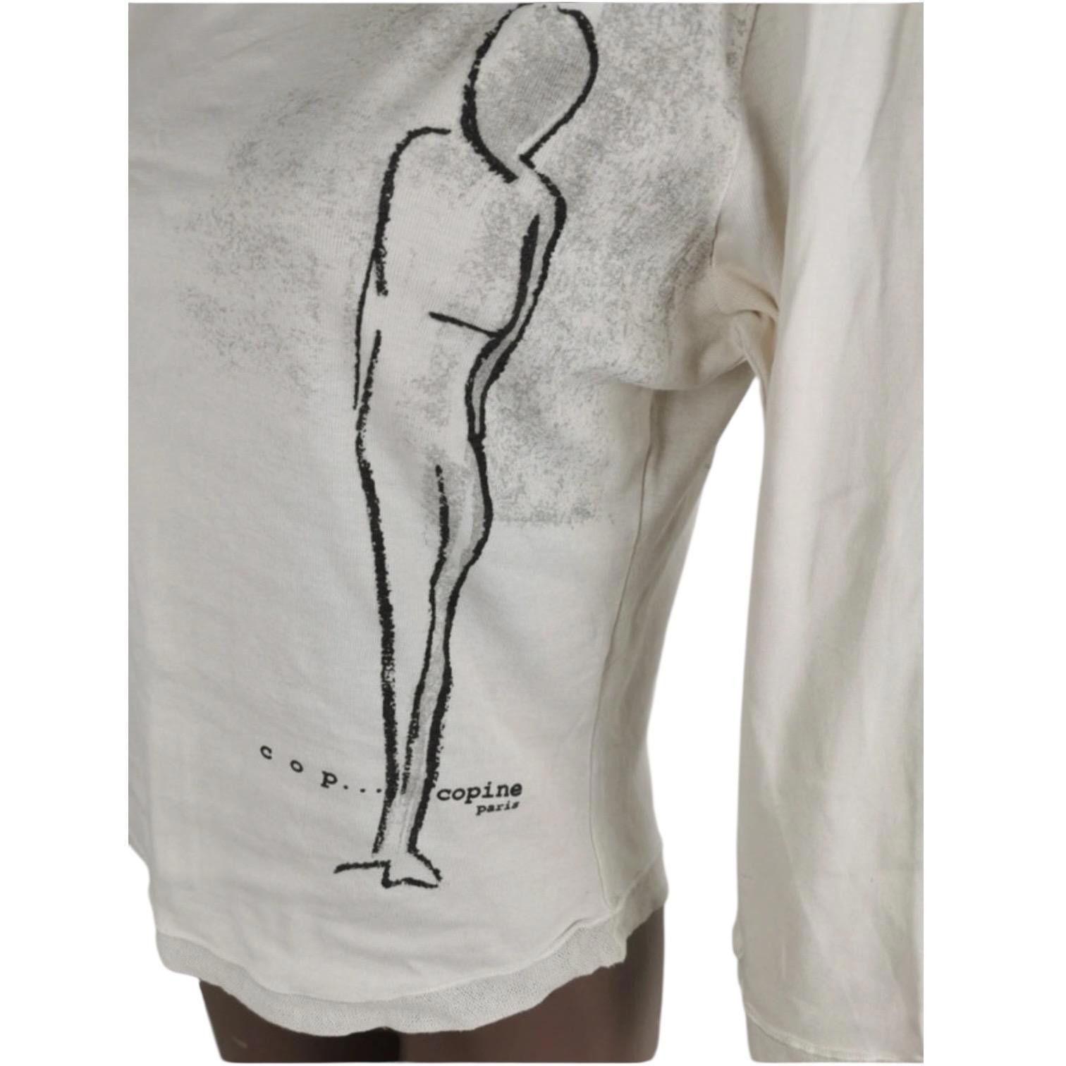 Cop Copine The Cop Copine Silhouette Mannequin Longsleeved Top Size ONE SIZE - 4 Thumbnail