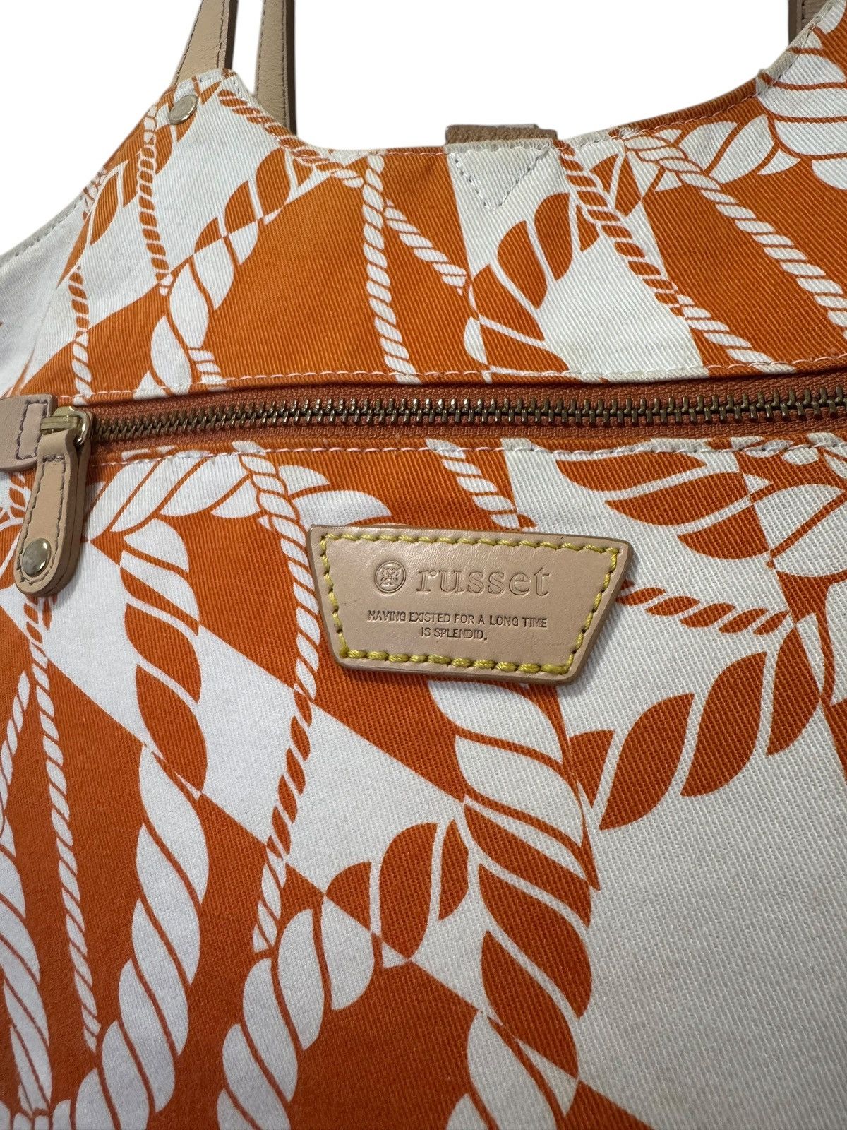 Designer × Japanese Brand RUSSET ORANGE ROPE MOTIVE SHOULDER BAG JAPANESE BRAND Size ONE SIZE - 5 Thumbnail
