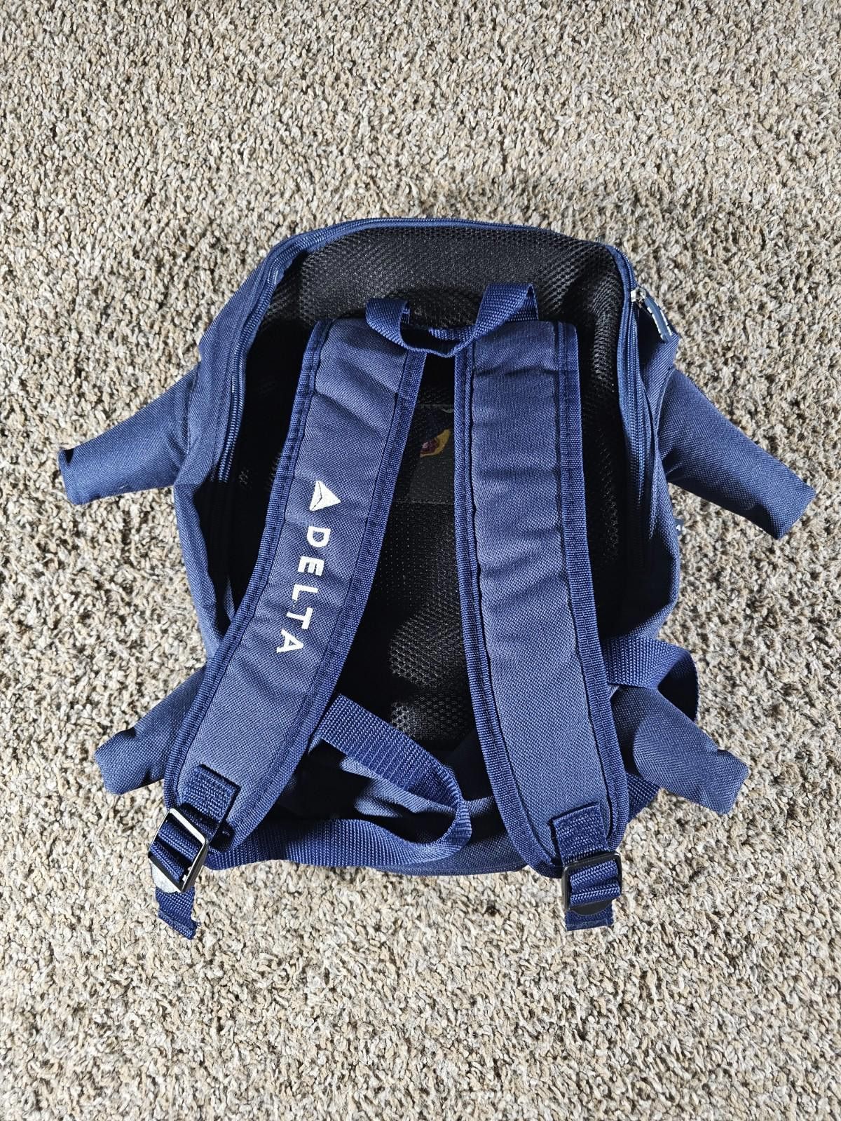 Designer DELTA AIRLINES Premium Airplane Backpack Travel Carry On Bag Size ONE SIZE - 5 Thumbnail