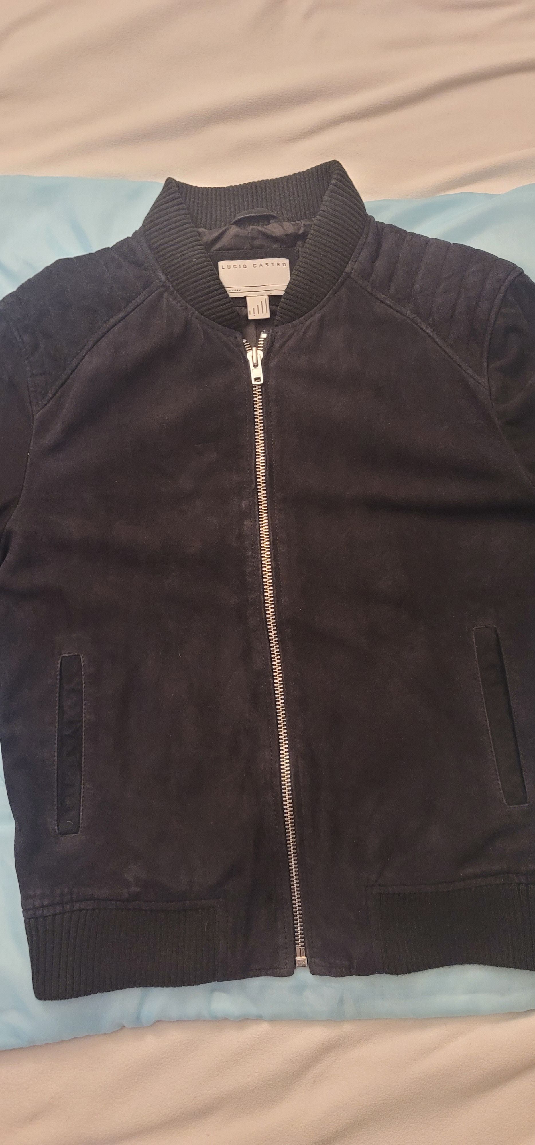 Other LUCIO CASTRO NEW YORK BLACK SUEDE BOMBER Size US M / EU 48-50 / 2 - 3 Thumbnail