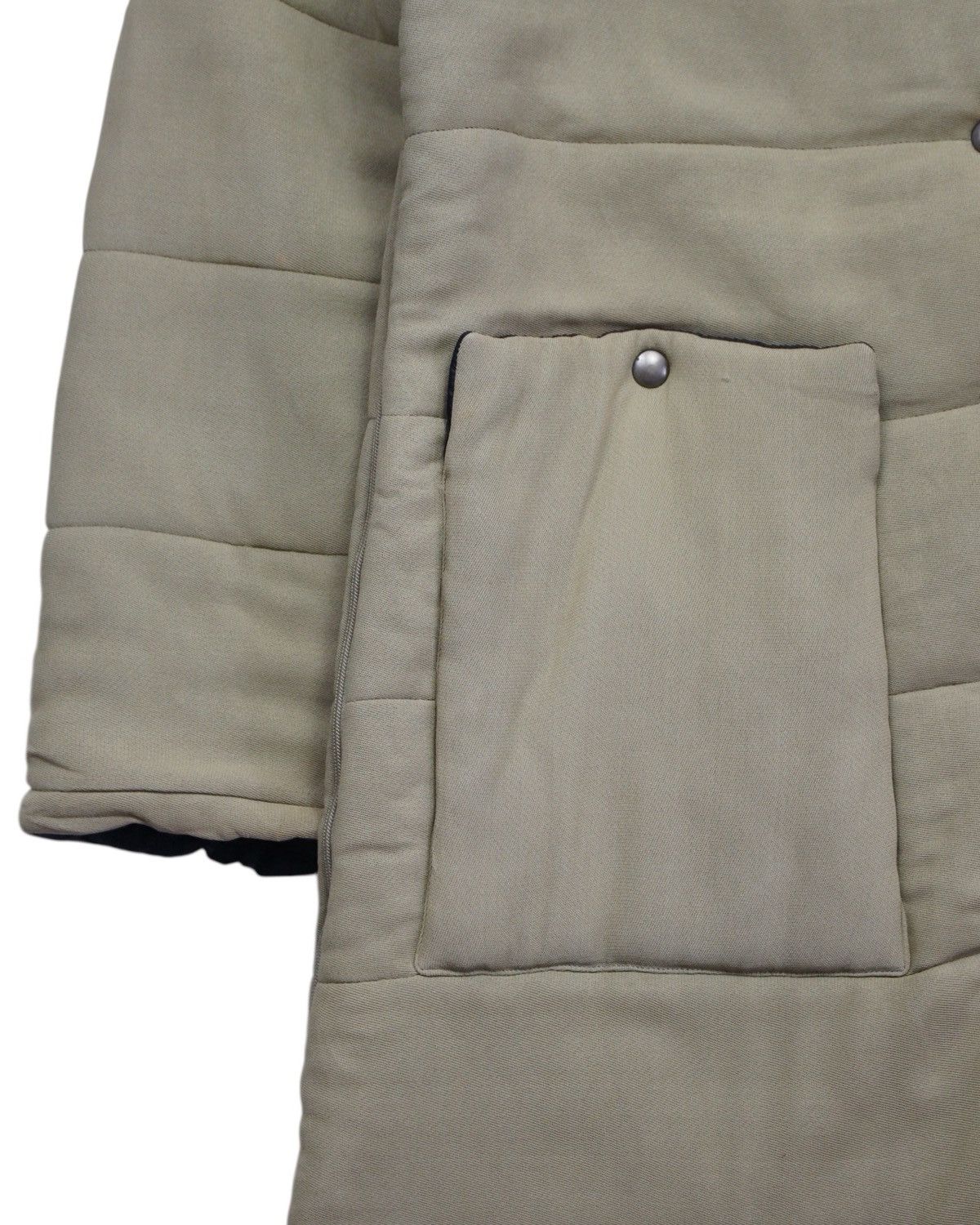 Emporio Armani 1990S EMPORIO ARMANI VINTAGE PADDED SIDE ZIPPERS LONG COAT Size US S / EU 44-46 / 1 - 7 Thumbnail