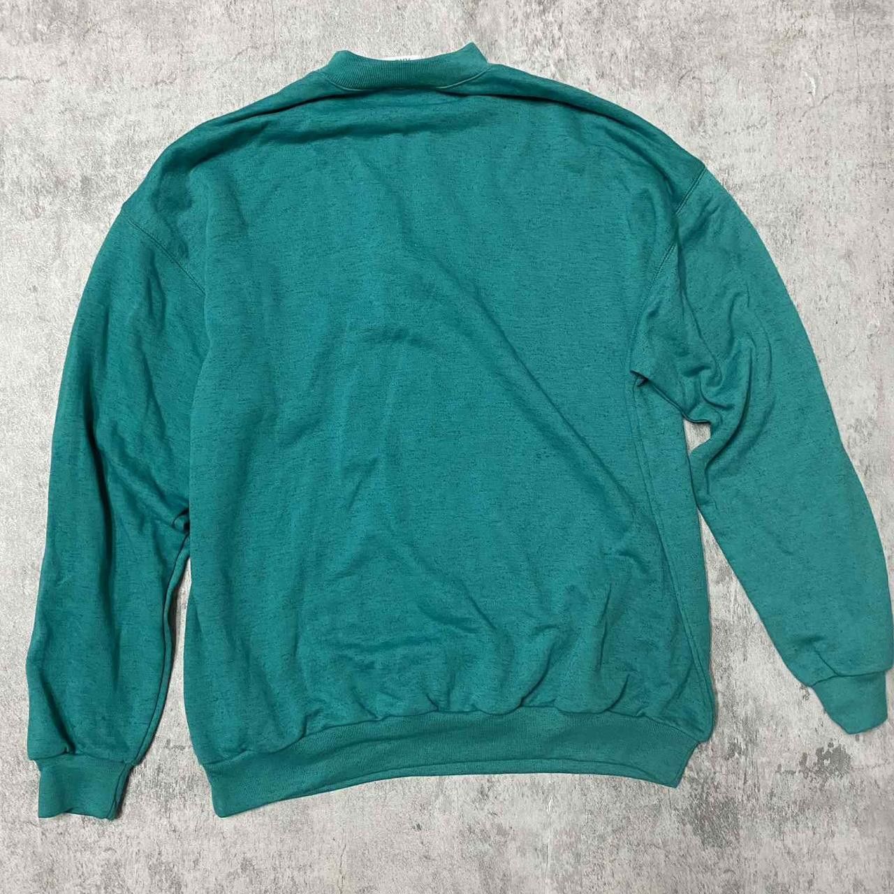 Other Green vintage 90s quarter zip sweatshirt Size US XL / EU 56 / 4 - 4 Thumbnail
