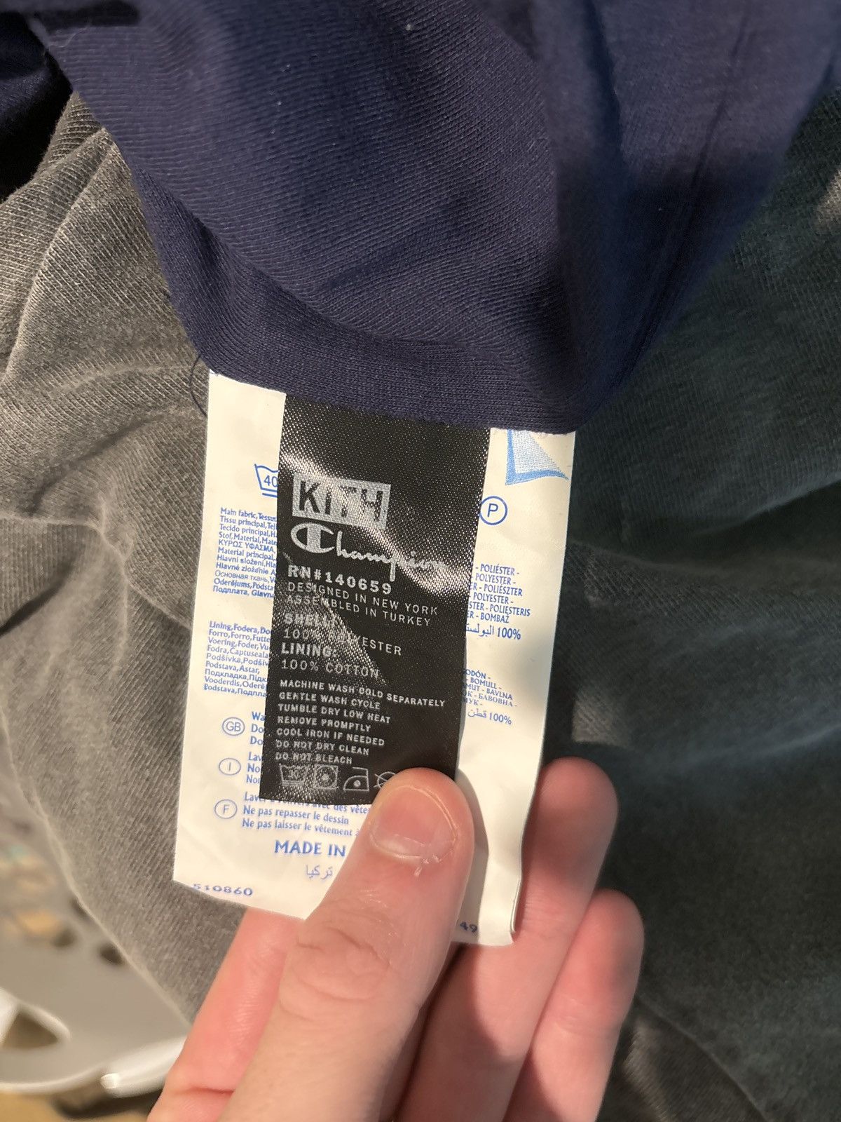 Champion × Kith Kith x Champion, blue windbreaker Size US M / EU 48-50 / 2 - 4 Thumbnail