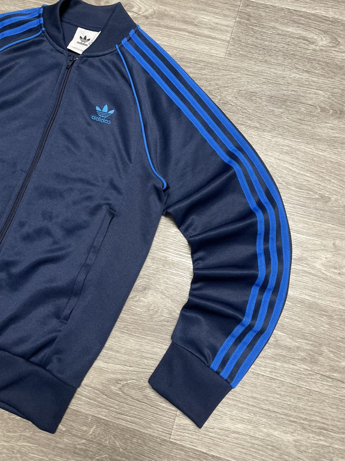 Adidas Vintage Adidas Fire Bird 3 Stripes Blue Track Jacket Y2K Size US S / EU 44-46 / 1 - 5 Thumbnail