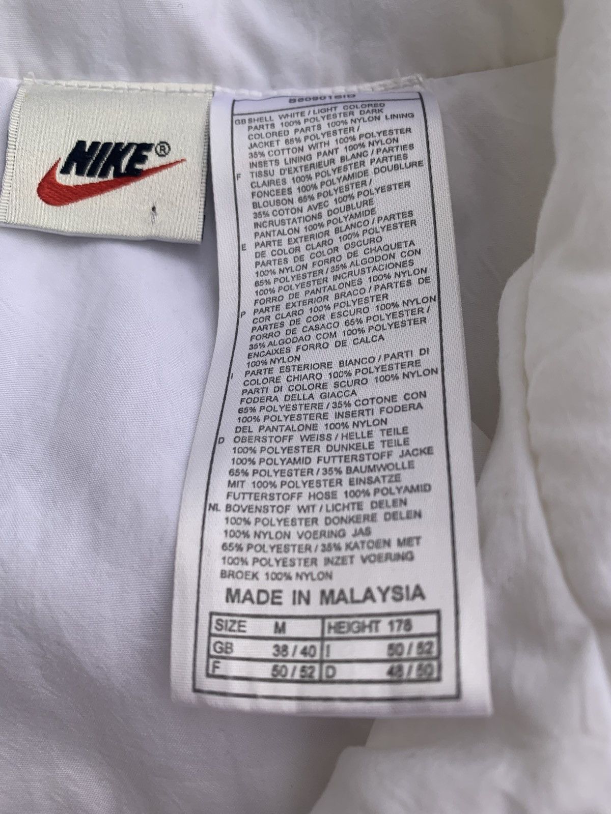 Nike Nike Court Jacket Vintage Olympic Zip Streetwear Style Size US L / EU 52-54 / 3 - 7 Thumbnail