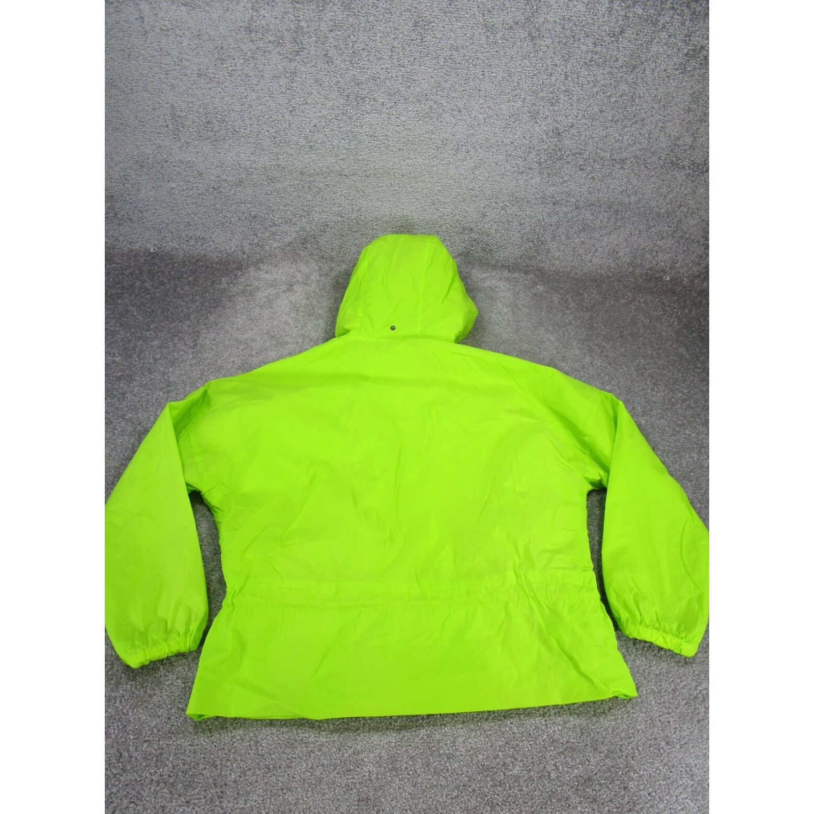 Lucky Brand VINTAGE Lucky Brand Women's Windbreaker Jacket Small Hooded Lightweight Green Casual Nylon Softshell 90s Womens Size S / US 4 / IT 40 - 3 Thumbnail