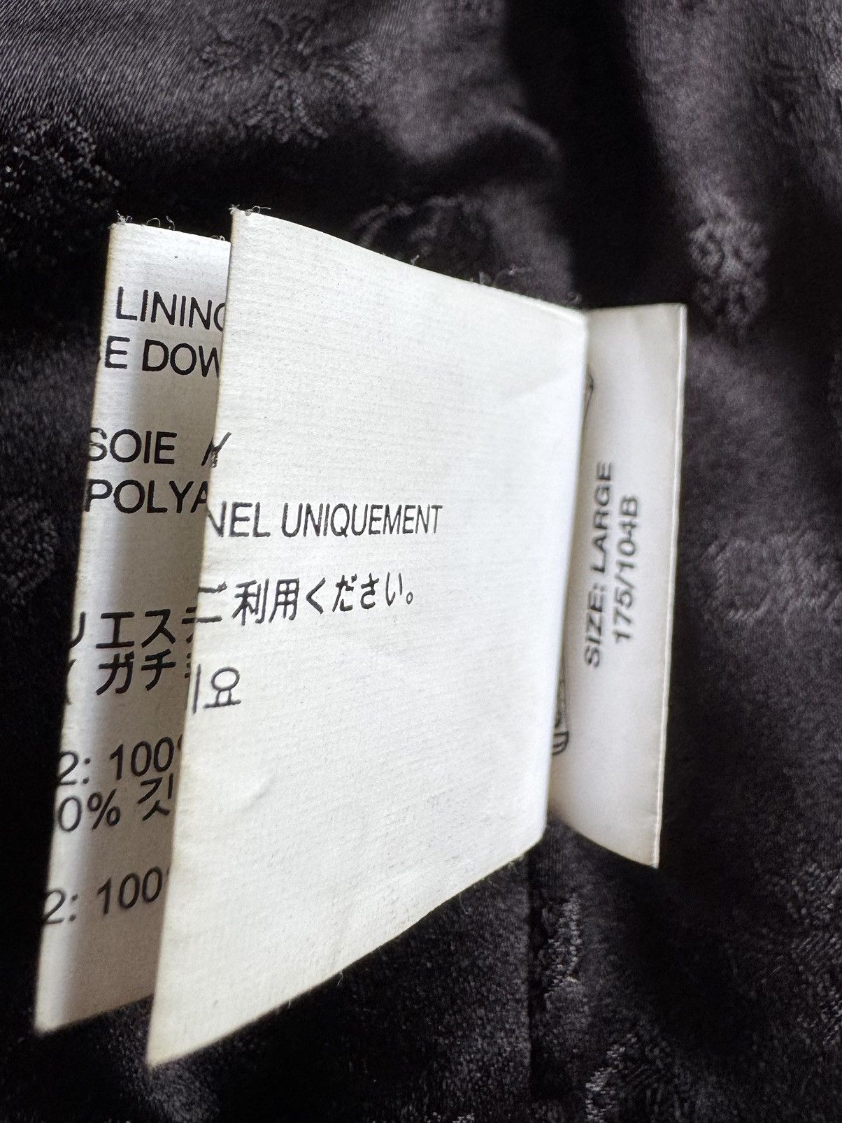 Chrome Hearts CHROME HEARTS Black Leather Down Jacket Size US L / EU 52-54 / 3 - 6 Thumbnail