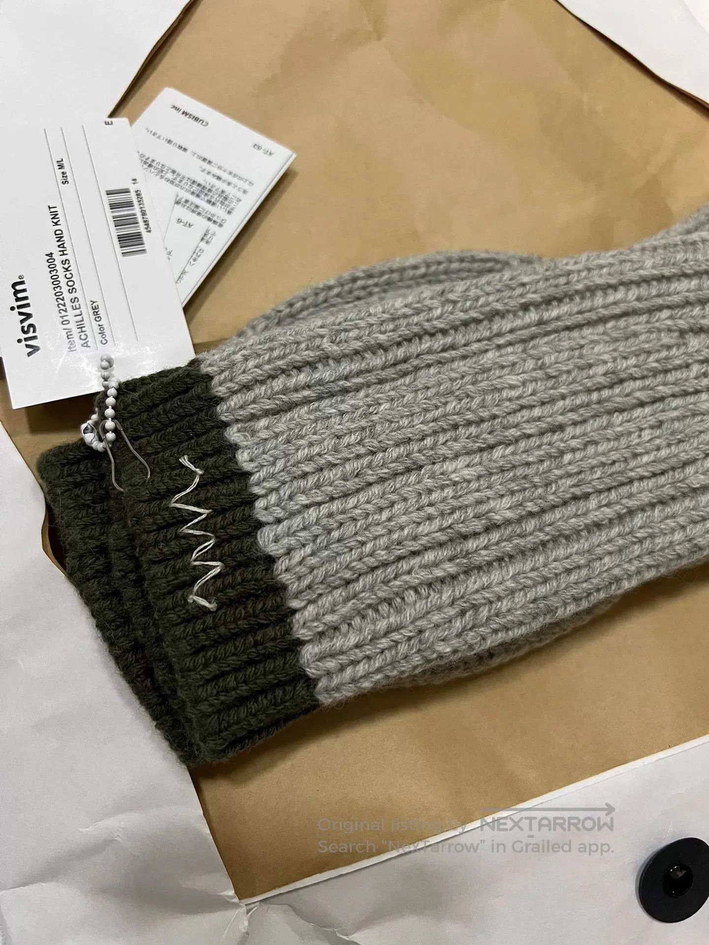 Visvim visvim 22AW Achilles Hand Knit Socks. Size ONE SIZE - 3 Thumbnail