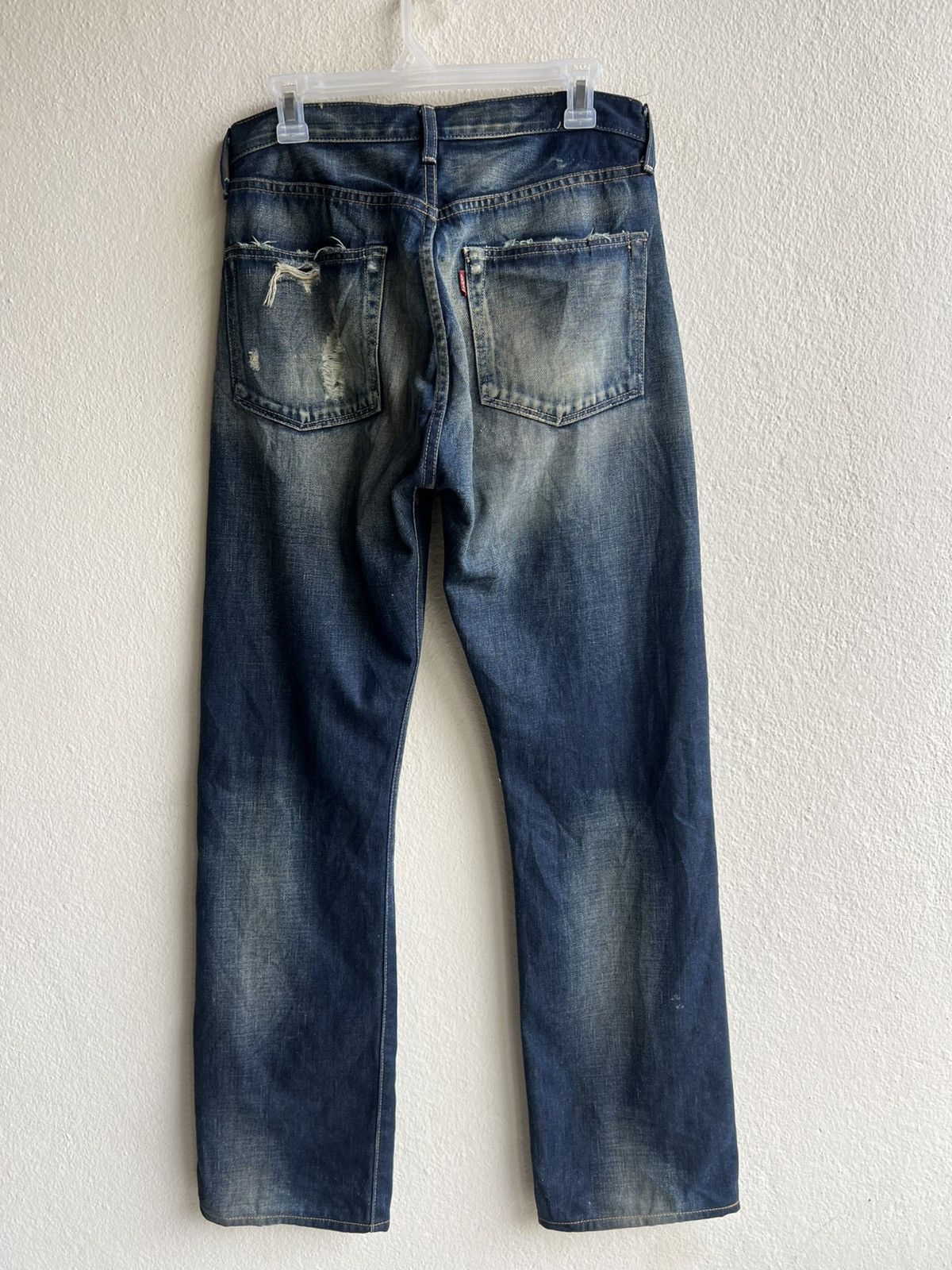 Levi's Vintage Clothing WW2 Model 2006 LVC Levi’s S501XX Big E Denim Selvedge Jeans Size US 31 - 3 Thumbnail