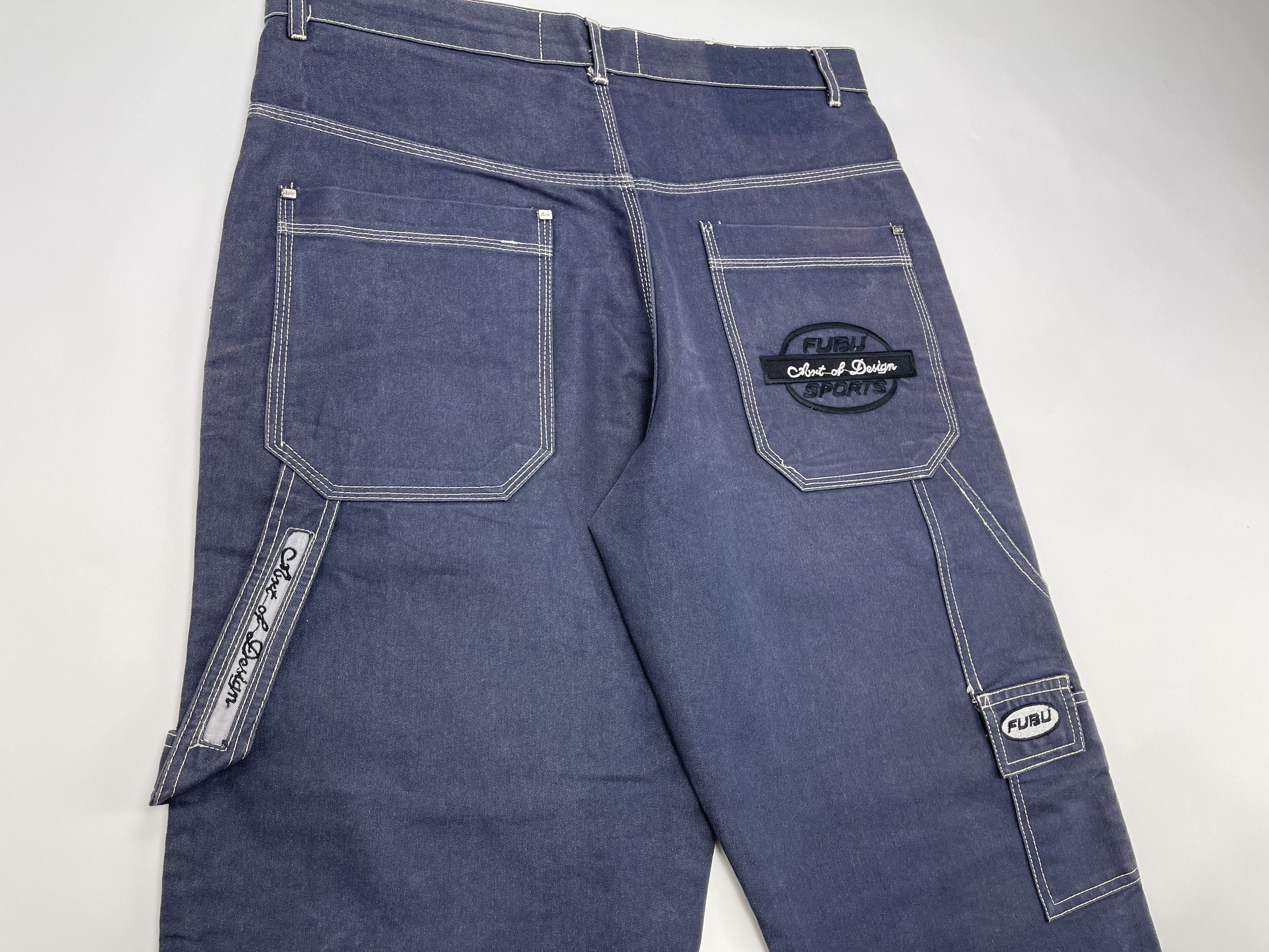 Fubu FUBU jeans, vintage baggy jeans, 90s hip hop skater Y2K 34 Size US 34 / EU 50 - 4 Thumbnail