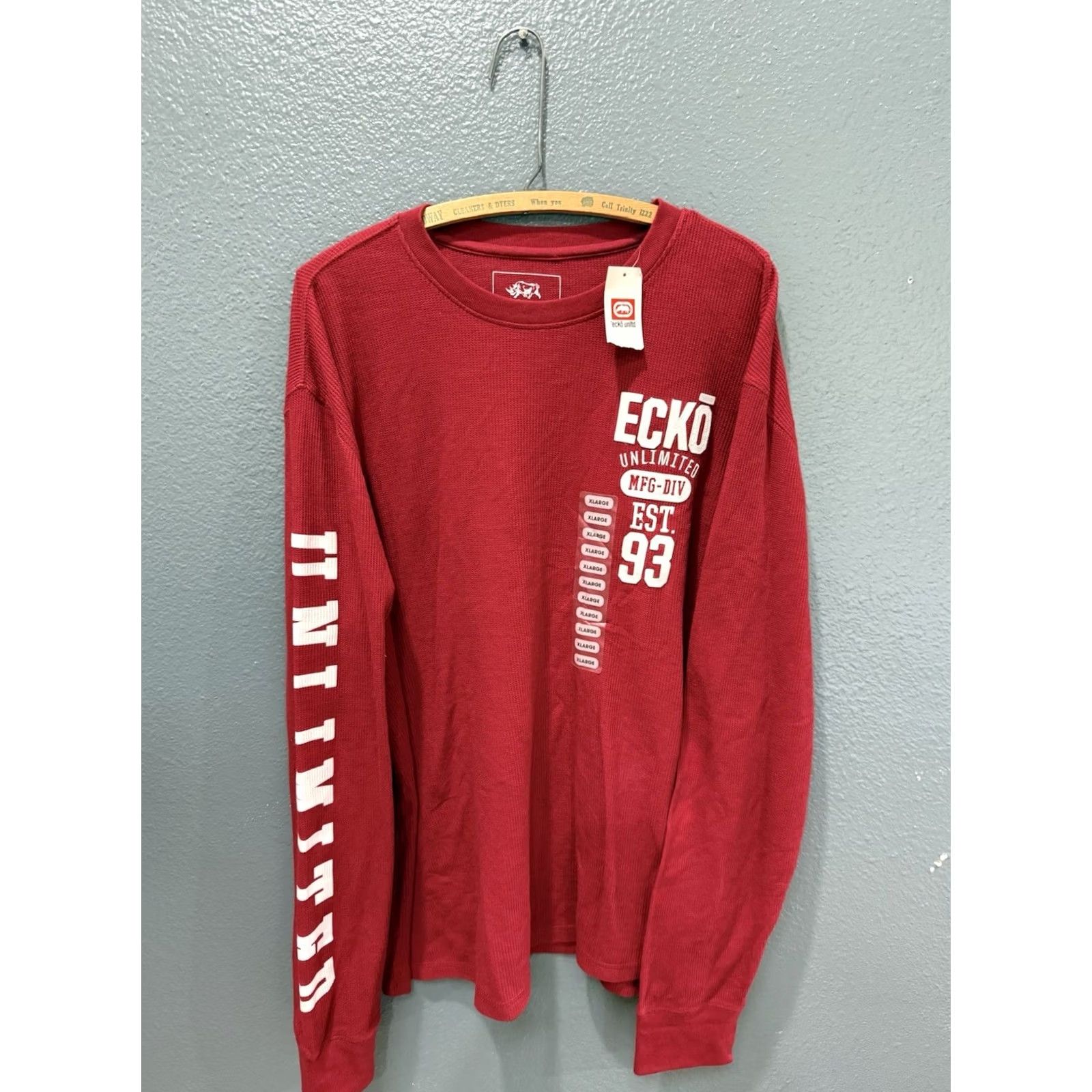 Ecko Unltd. Ecko Unlimited Red Thermal Long Sleeve Men’s Shirt Size XL Brand New NWT Size US XL / EU 56 / 4 - 3 Thumbnail