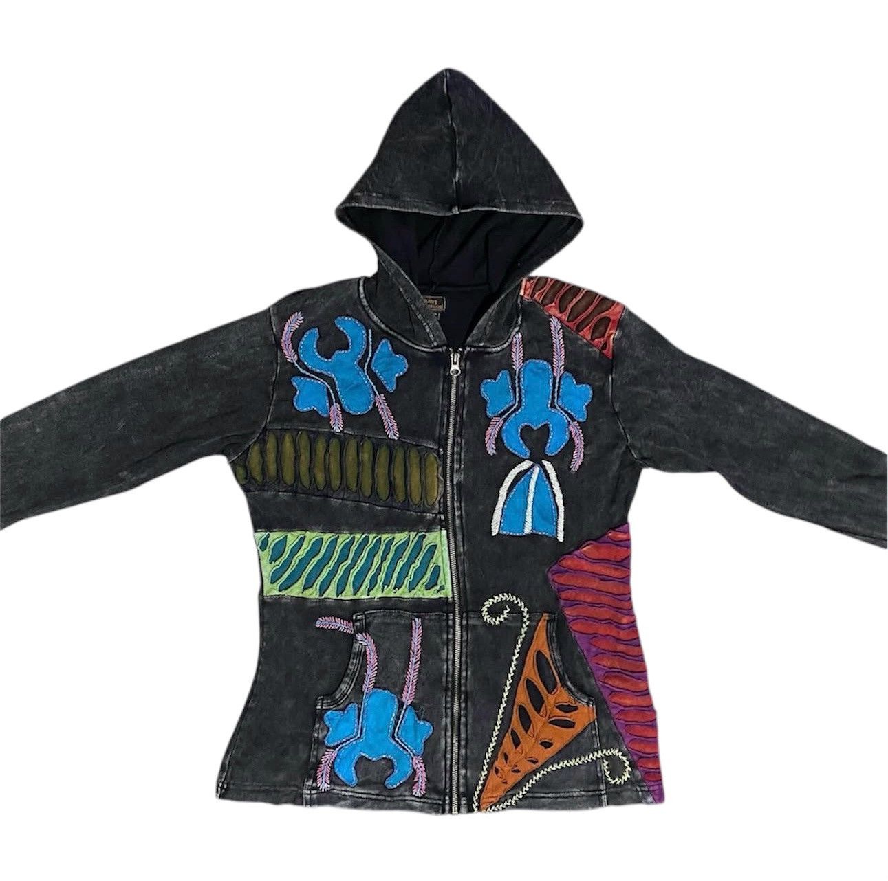 Other Rising International Patchwork Women’s Zip-Up Size L / US 10 / IT 46 - 2 Thumbnail