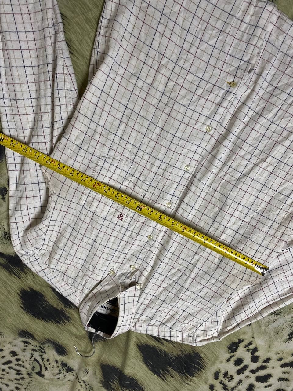 Barbour × Vintage Barbour Striped Checkered Button Up Short Sleeve Shirt Size US S / EU 44-46 / 1 - 10 Thumbnail