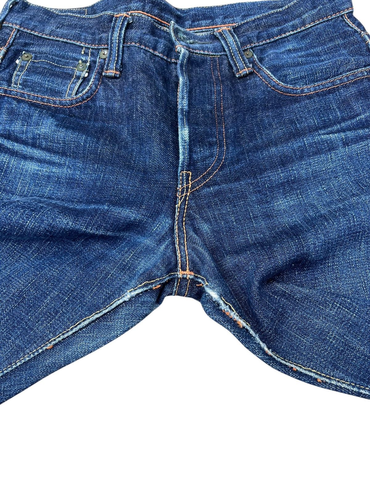 Full Count & Co. Vintage Full Count Japan Hidden Rivets Denim Selvedge Jeans Size US 27 - 15 Thumbnail