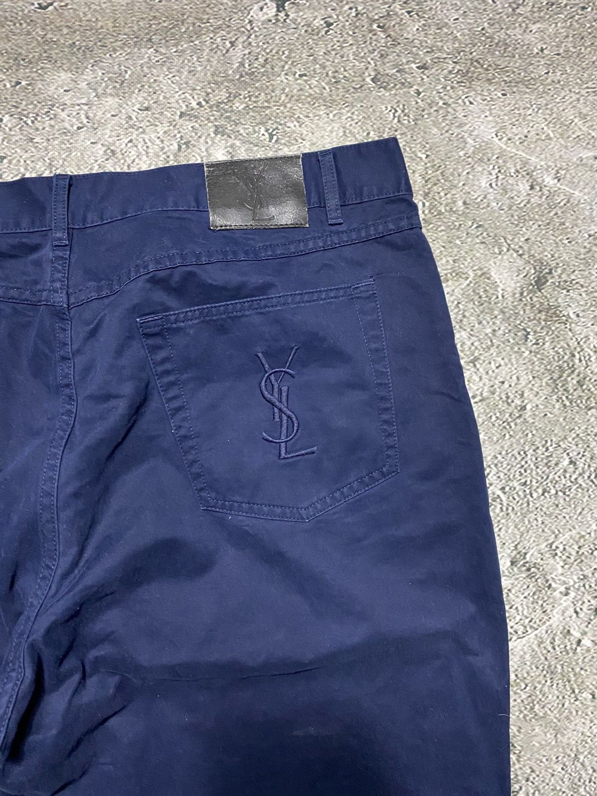 Yves Saint Laurent Yves Saint Laurent vintage chino pants YSL jeans navy Size US 40 / EU 56 - 5 Thumbnail
