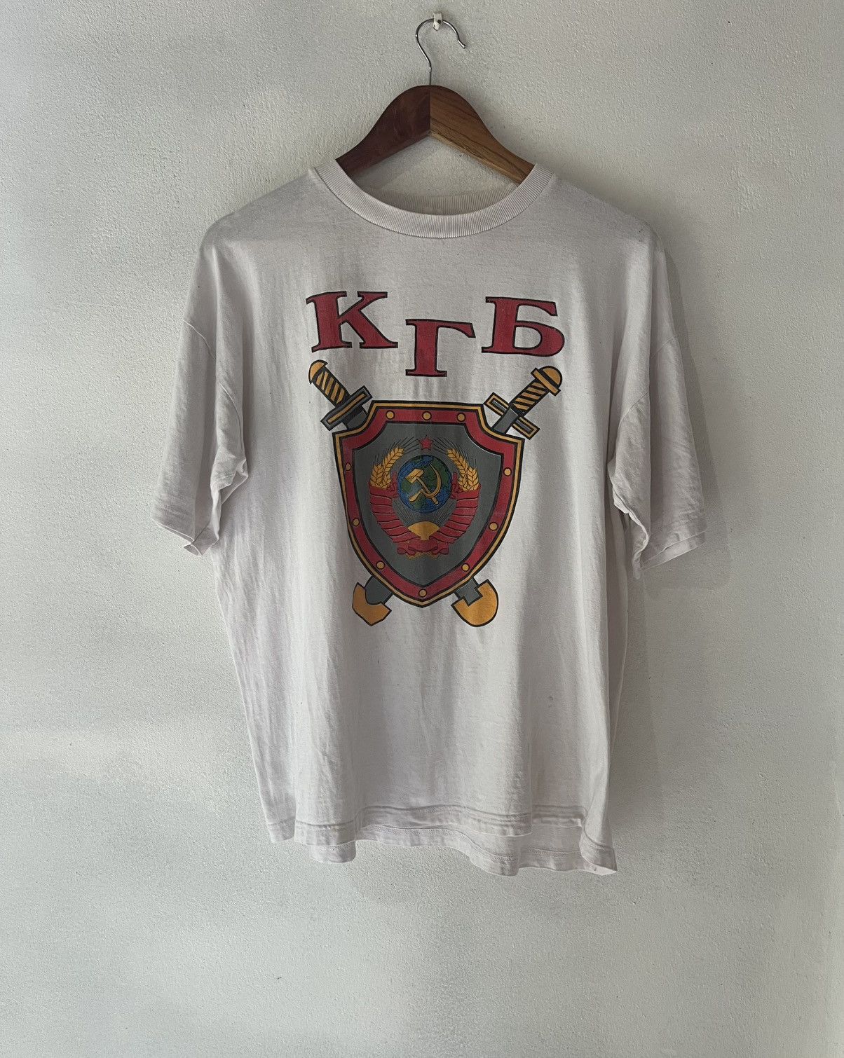 Vintage Soviet Silence Aesthetic Tee 90s’ Size US L / EU 52-54 / 3 - 1 Thumbnail