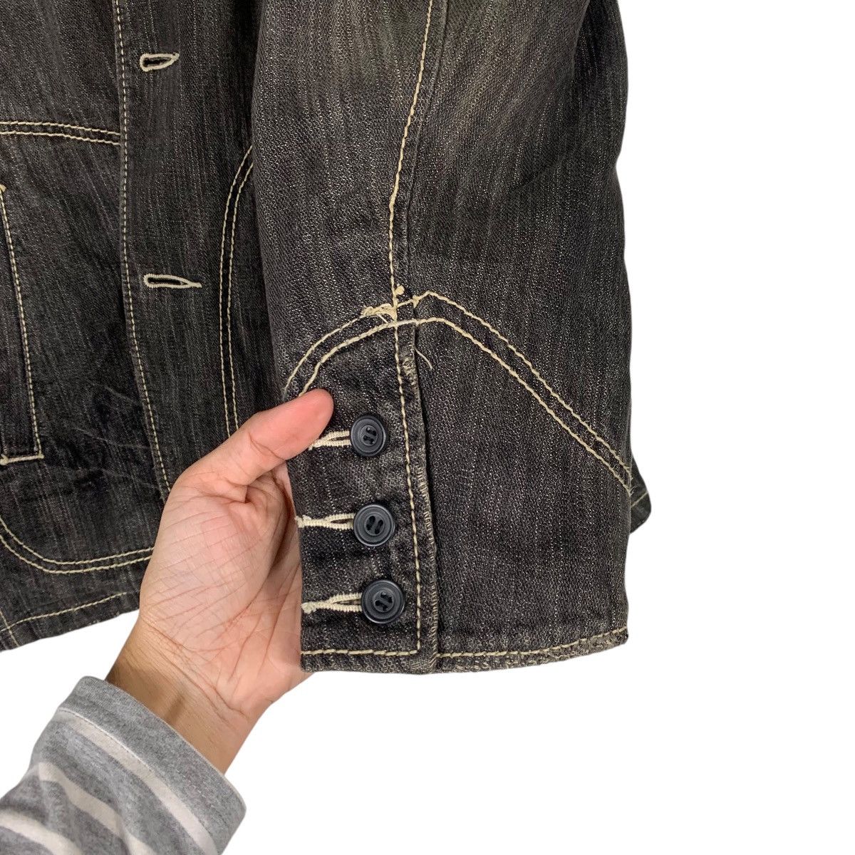 Japanese Brand Ventina Scorpion Denim Chore Jacket Size US L / EU 52-54 / 3 - 13 Thumbnail