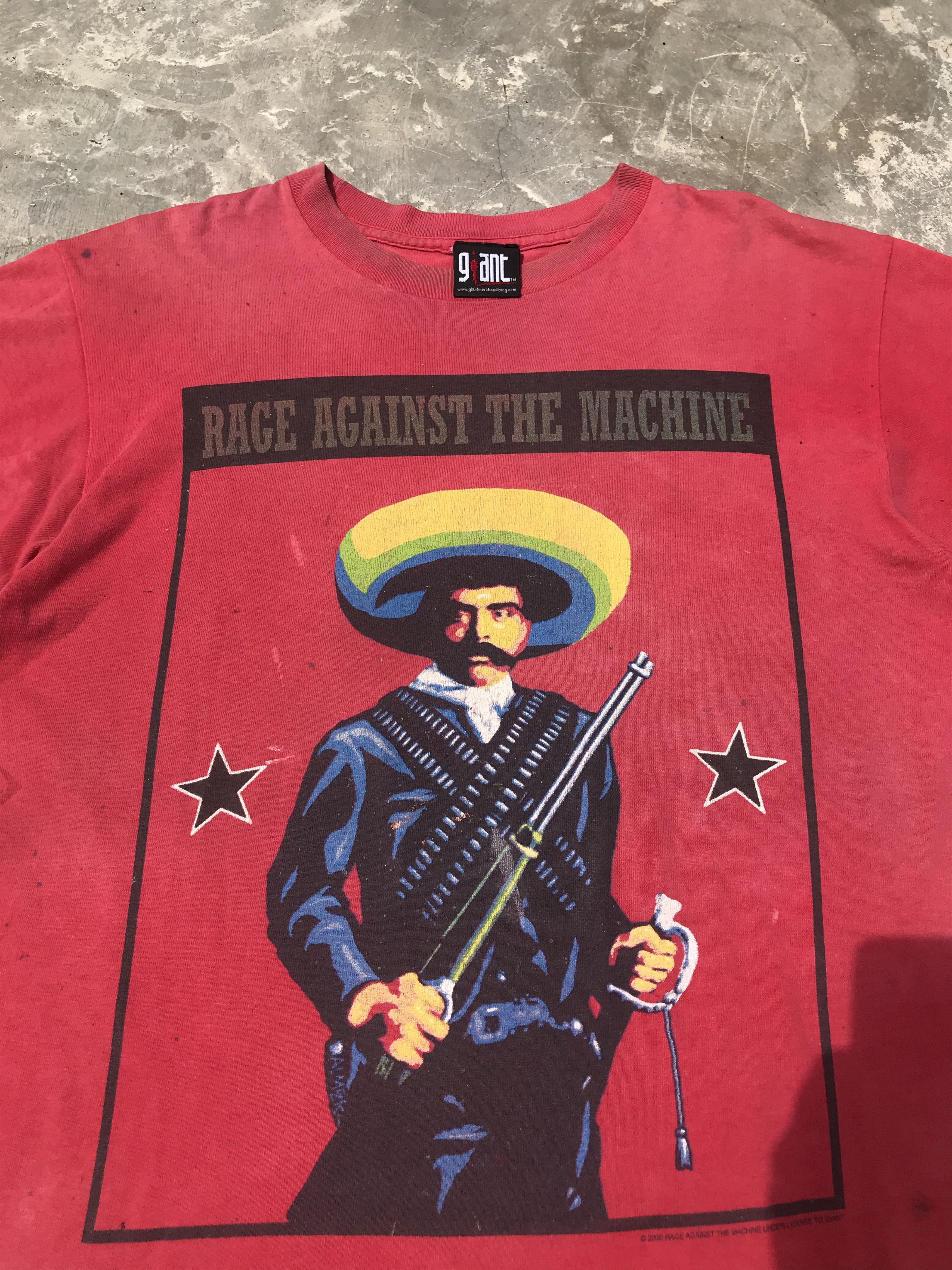 Band Tees × Rage Against The Machine × Vintage Vintage Rage Against The Machine 2000 "Emiliano Zapata" Size US L / EU 52-54 / 3 - 2 Thumbnail