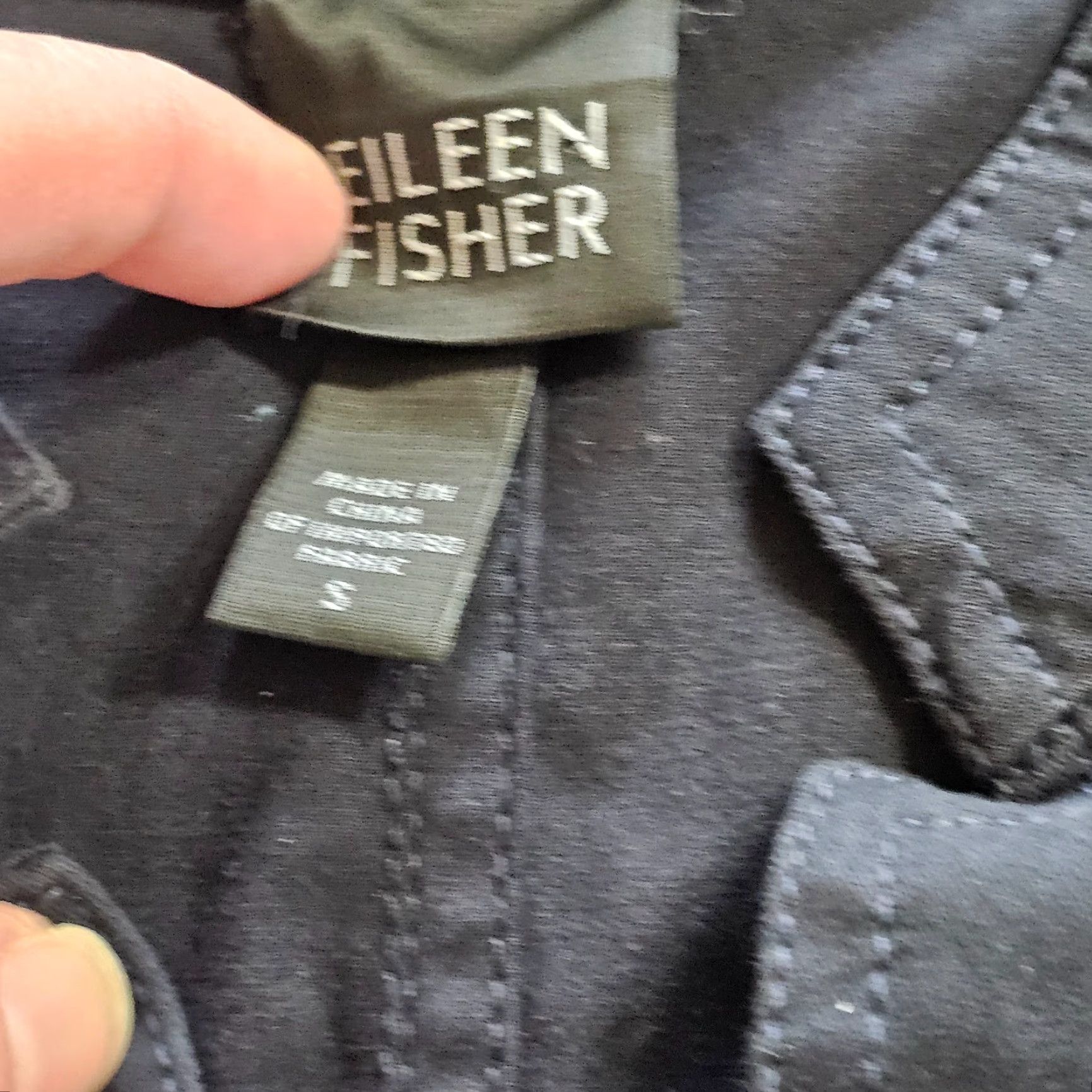 Eileen Fisher Eileen Fisher Jacket Women Small Black Button Long Sleeve Pockets Minimal Basic Jacket Size S / US 4 / IT 40 - 3 Thumbnail