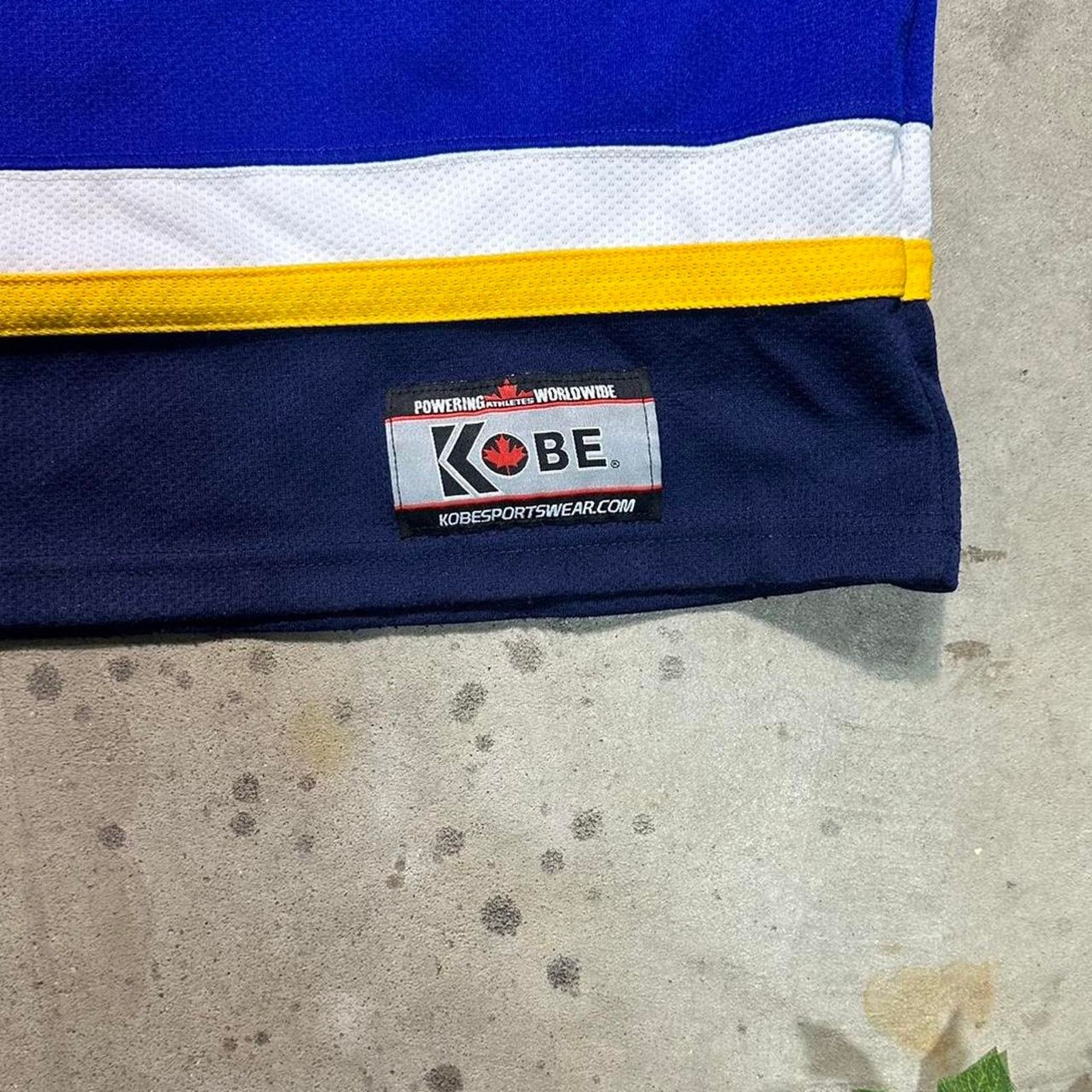 NHL Vintage 90s All Embroidered Hockey Jersey Mens Large Blue Size US L / EU 52-54 / 3 - 4 Thumbnail