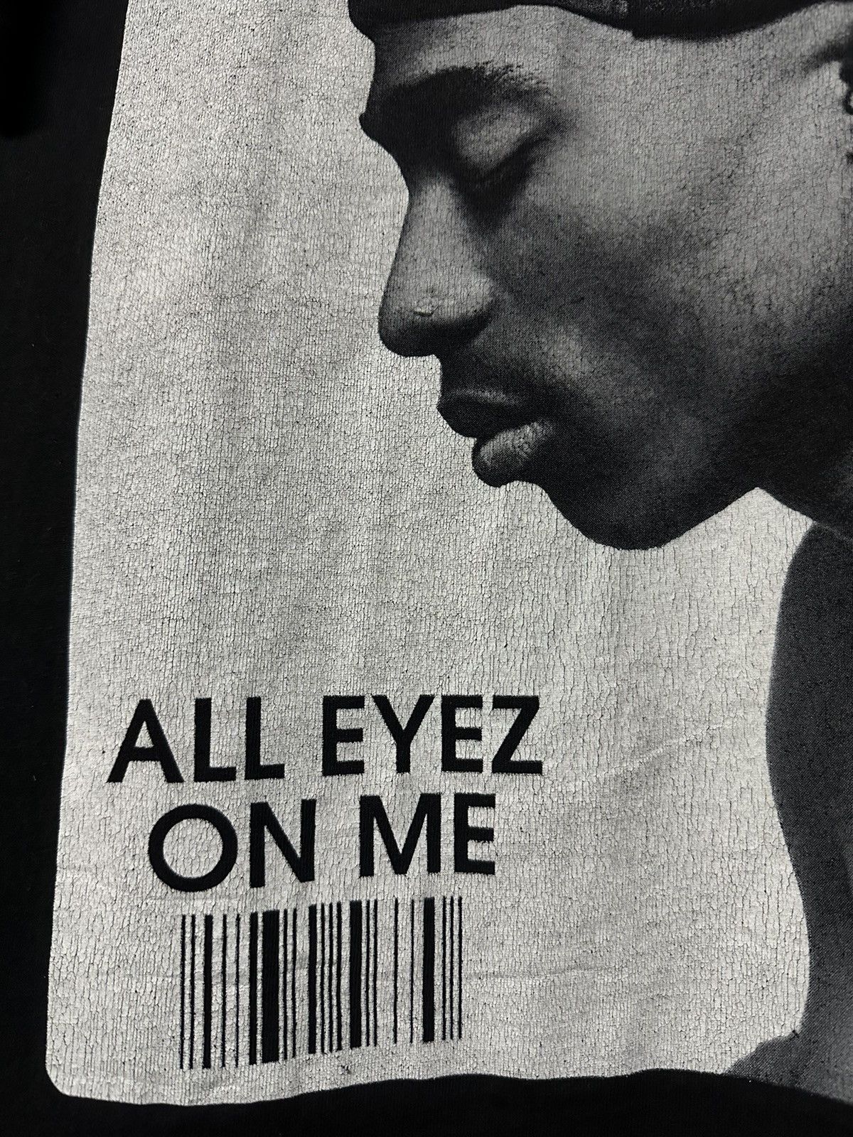 Band Tees × Rap Tees × Vintage Vintage Late 90s Tupac Rapper All Eyez On Me Faded Tee Size US L / EU 52-54 / 3 - 5 Thumbnail