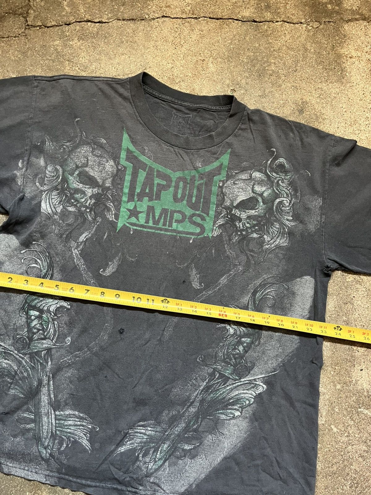 Tapout Y2K Vtg rare tapout mps skull graphic tee nice and baggy Size US XL / EU 56 / 4 - 2 Thumbnail