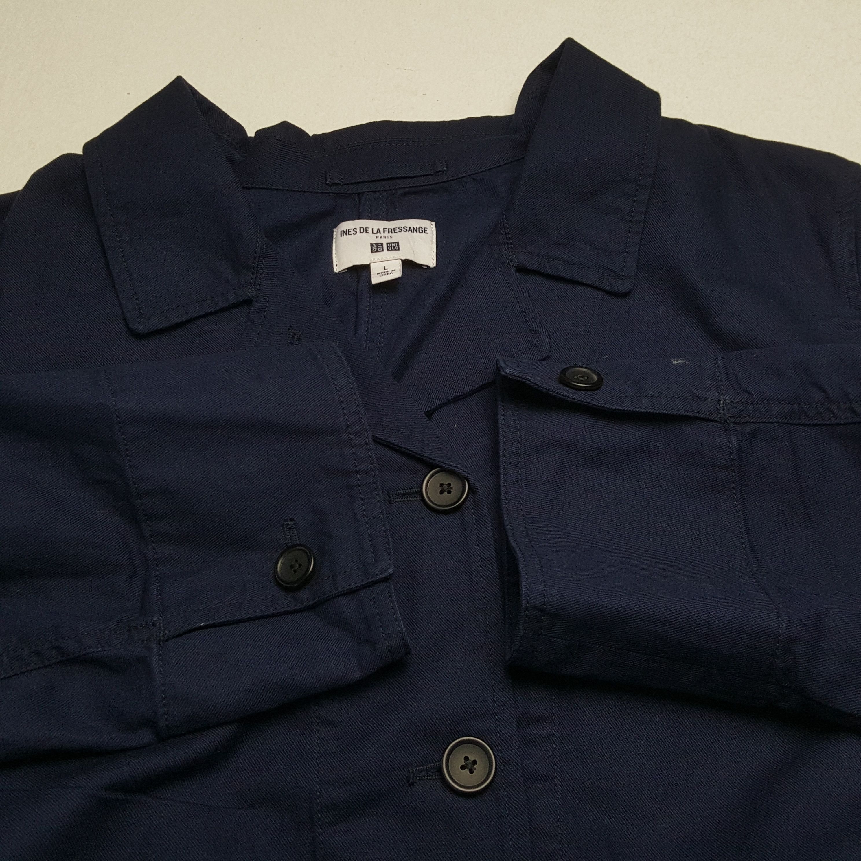 Japanese Brand × Uniqlo × Vintage INES DE LA FRESSANGE X UNIQLO Trench Coat Jacket Size US M / EU 48-50 / 2 - 8 Thumbnail