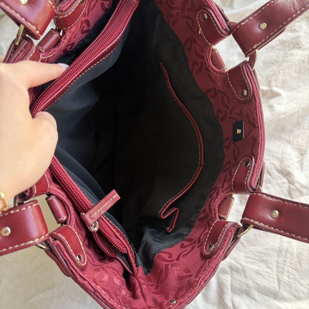 Other East 5th burgundy shoulder tote bag Size ONE SIZE - 6 Thumbnail
