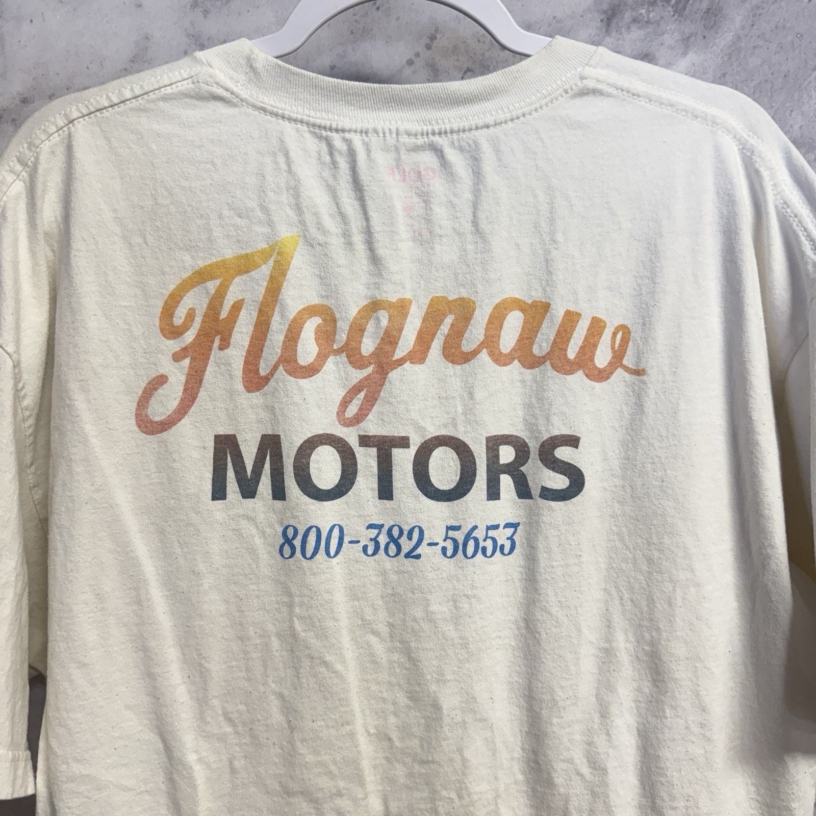 Golf Wang Golf Flognaw Motors T Shirt Mens XL White Pocket Tee Tyler t Size US XL / EU 56 / 4 - 1 Thumbnail