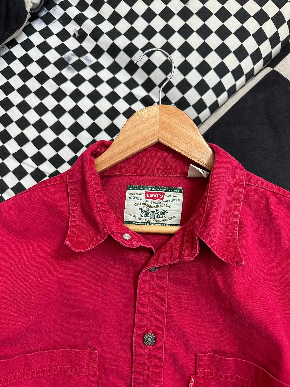 Levi's × Levi's Vintage Clothing × Vintage LEVIS BUTTON UP SHIRT Size US XL / EU 56 / 4 - 2 Thumbnail