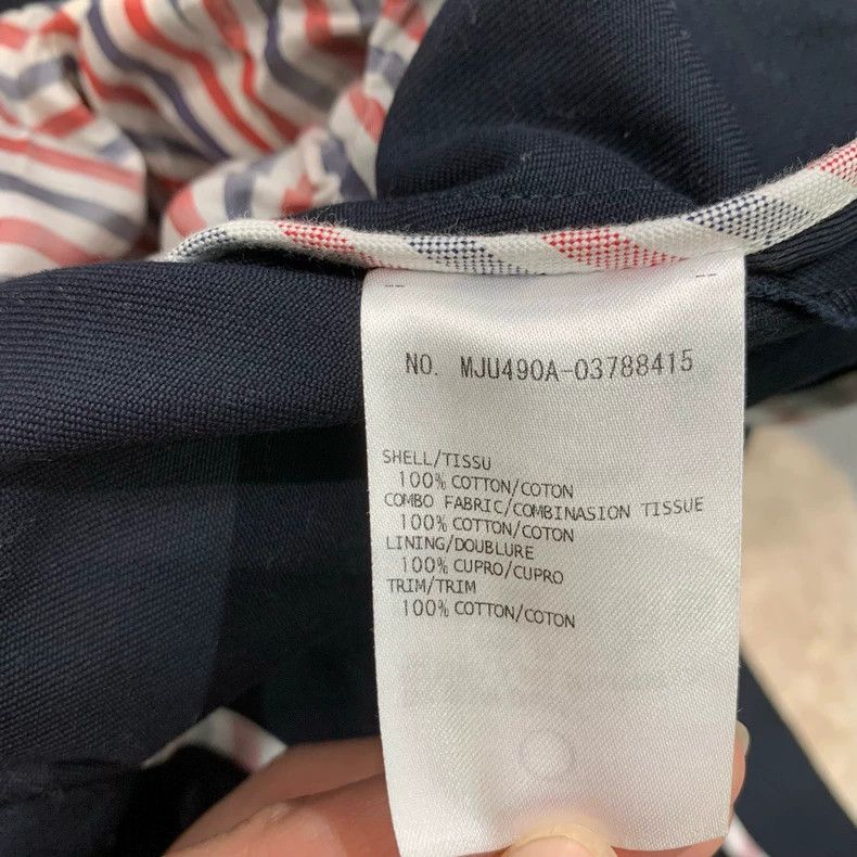 Thom Browne Thom Browne Size 3 Dark blue four-bar suit 2506-Nextarrow Size 42R - 7 Thumbnail