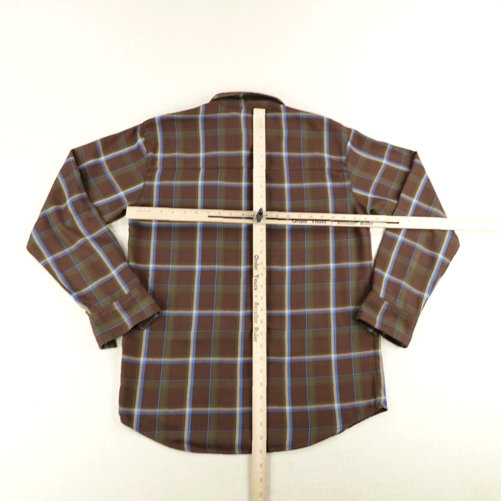 Burton Burton Shirt Mens Small Brown Plaid DRYRIDE Button Up Outdoor Snowboards Casual Flannel Size US S / EU 44-46 / 1 - 7 Thumbnail